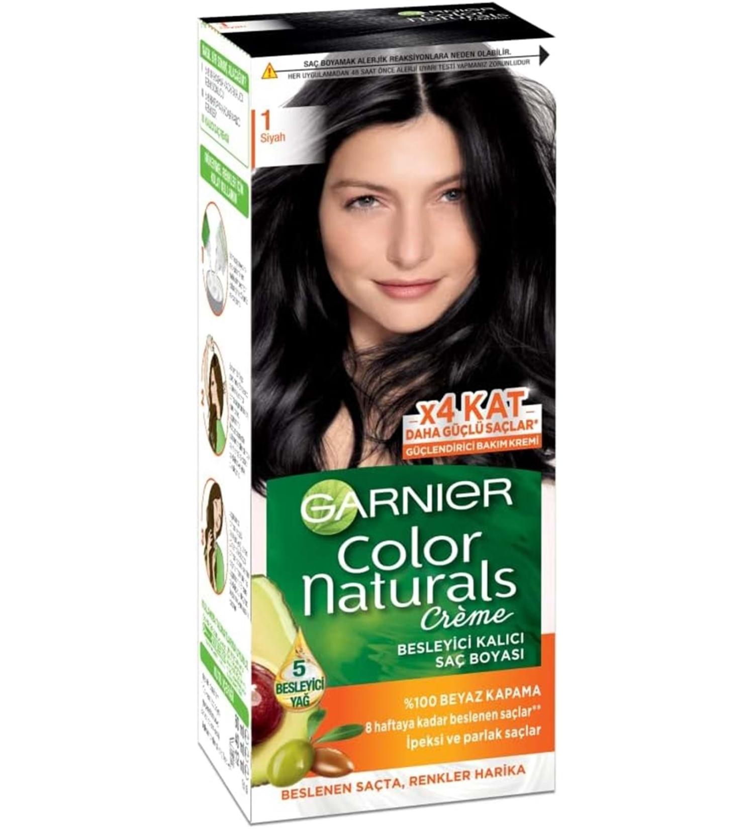 Garnier Color Naturals Hair Dye 1 Black