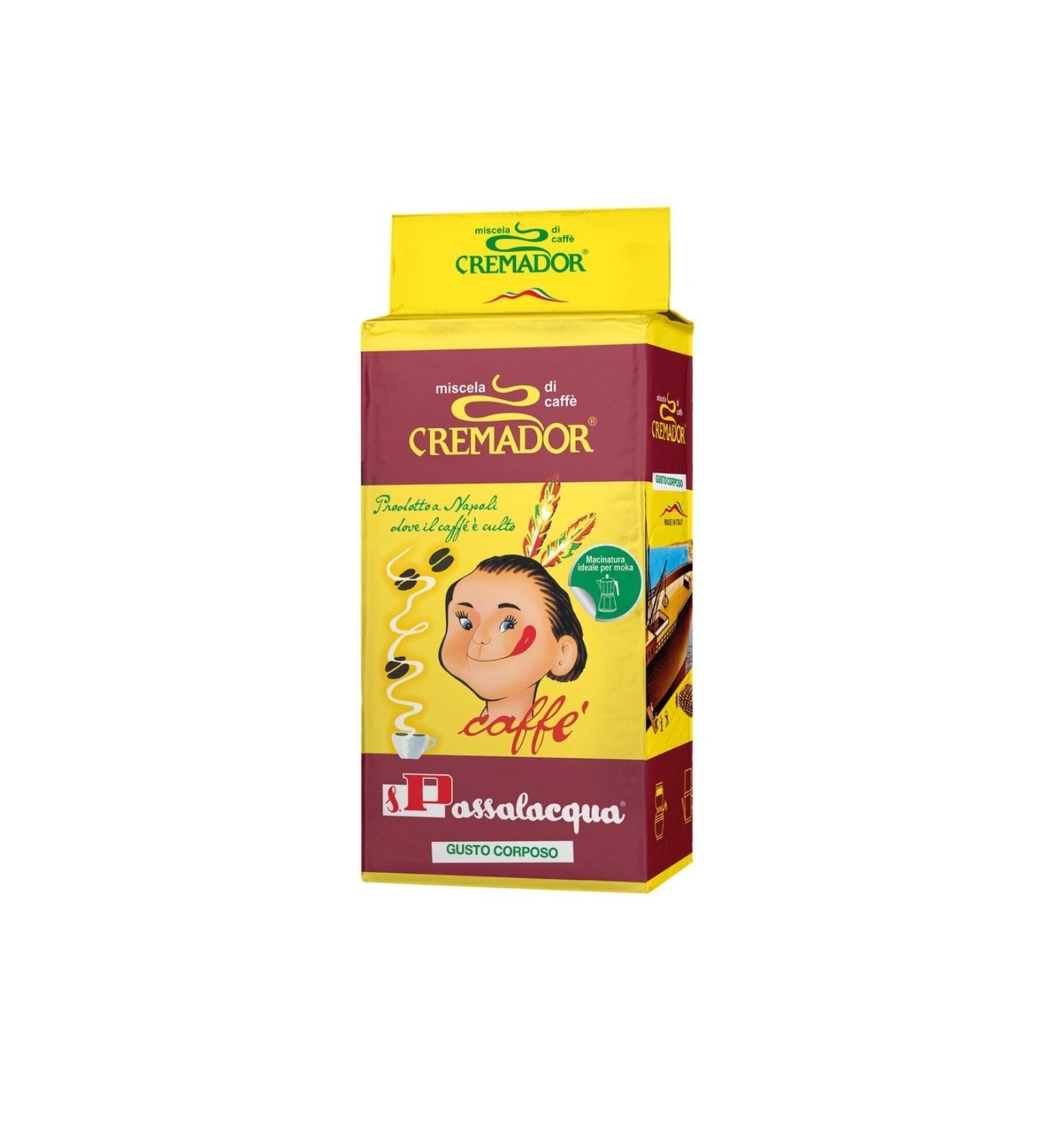 Passalacqua Cremador Roasted & Ground Coffee Mix 250 Gr x 2 Pieces