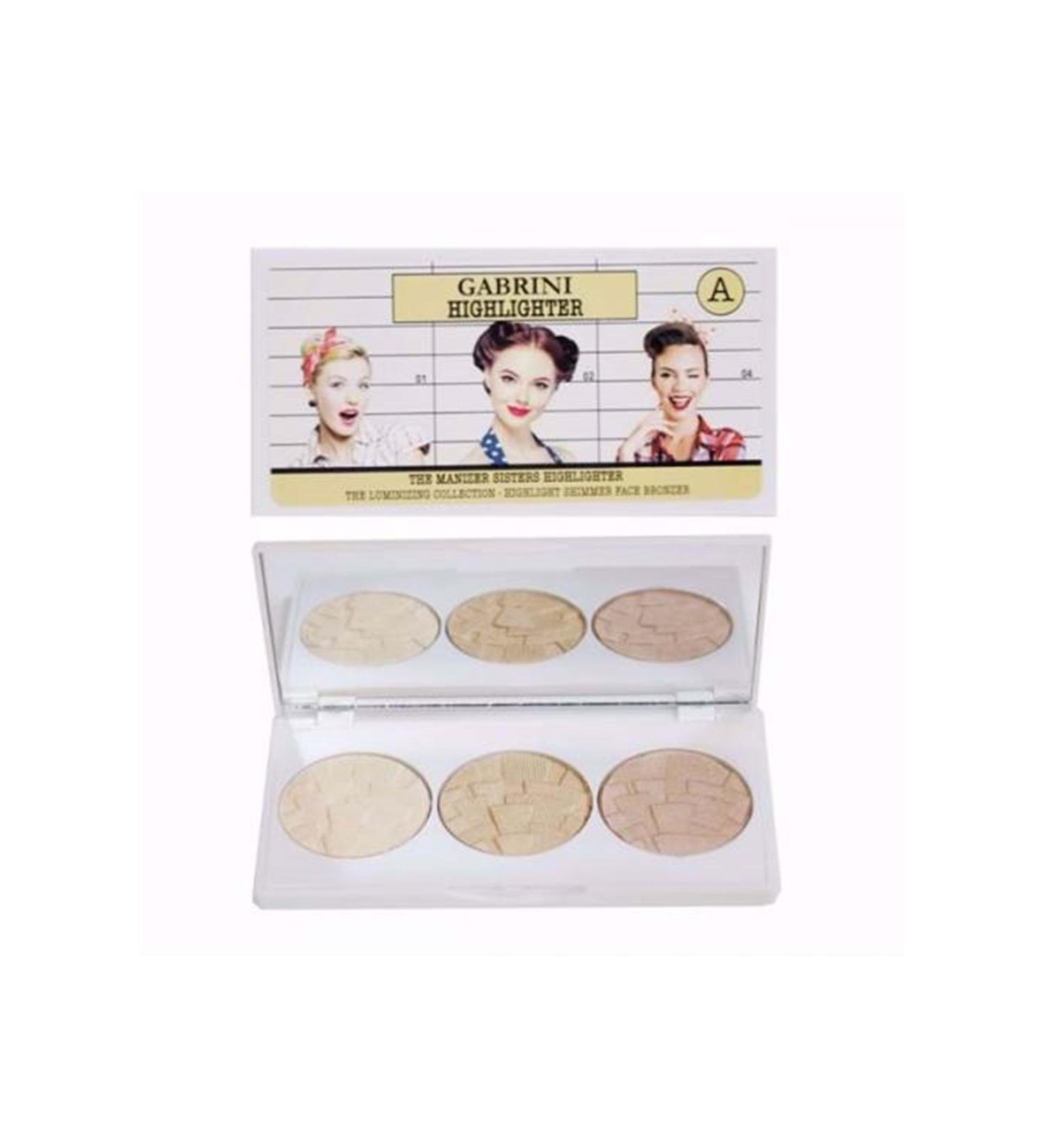 Gabrini 3-Palette Highlighter A - Highlighter Ebr361