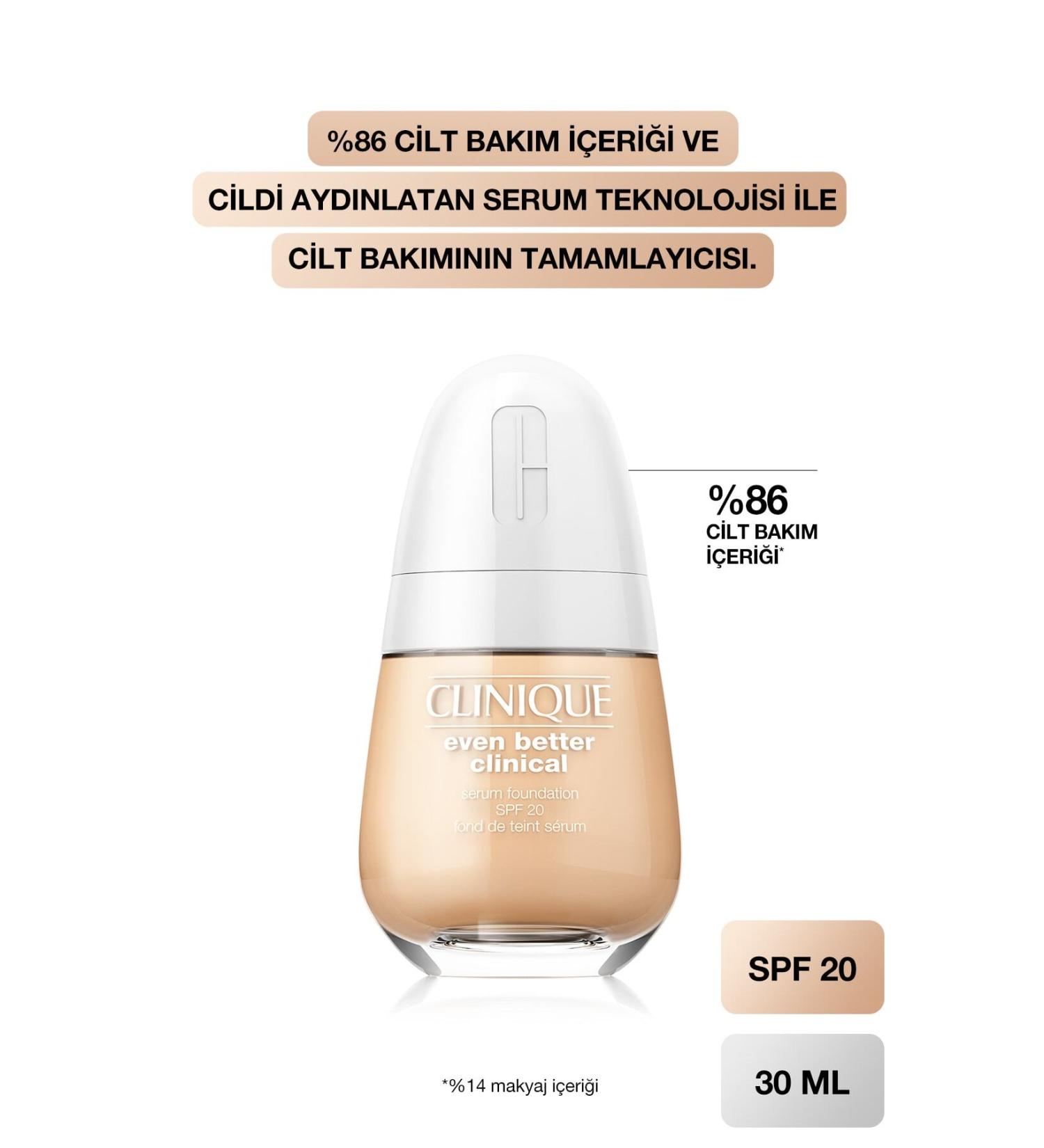 Clinique Wn 04 Bone - Even Better Clinical Serum Foundation Spf 20