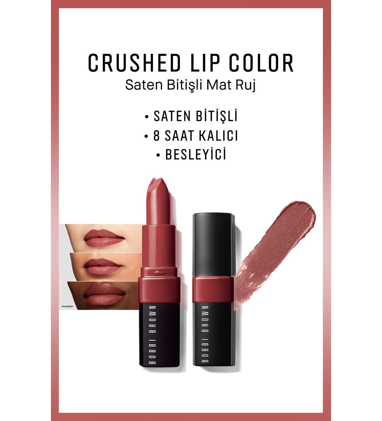 Bobbi Brown Cranberry - Crushed Lip Color Instant Kiss Effect Lipstick