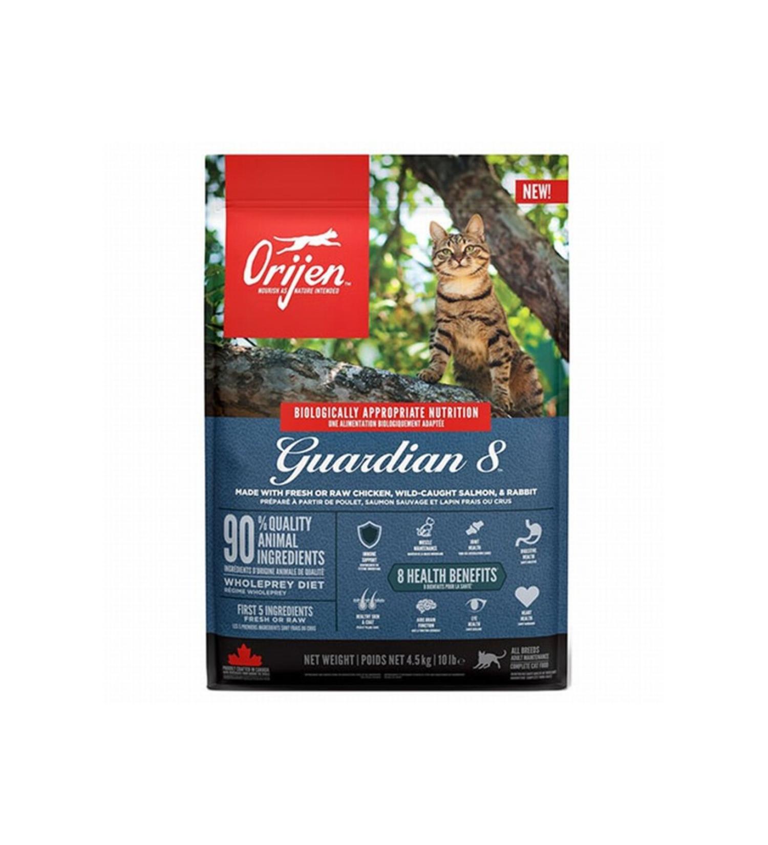 Orijen Guardian 8 Grain-Free Adult Cat Food 4.5 Kg