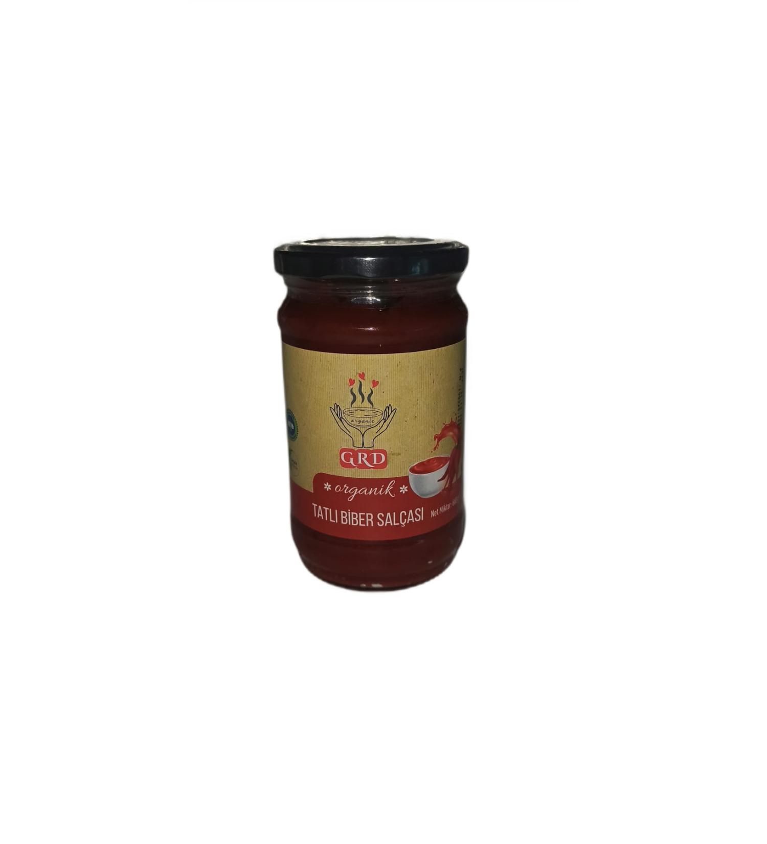 grd Organic Sweet Pepper Paste 660 Gr