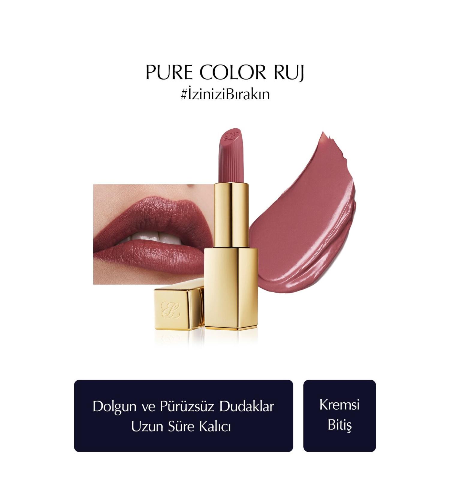 Estee Lauder Creamy Lipstick - Pure Color Creme Lipstick Creamy Satin Finish - 3.5gr - Color: 440 Irresistible - Buy Online on GoSupps.com