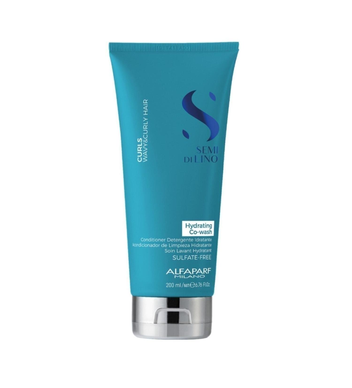 Alfaparf Semi Di Lino Curls Cowash Moisturizing Cleansing Cream 200 Ml EVAQUAFOR 5670