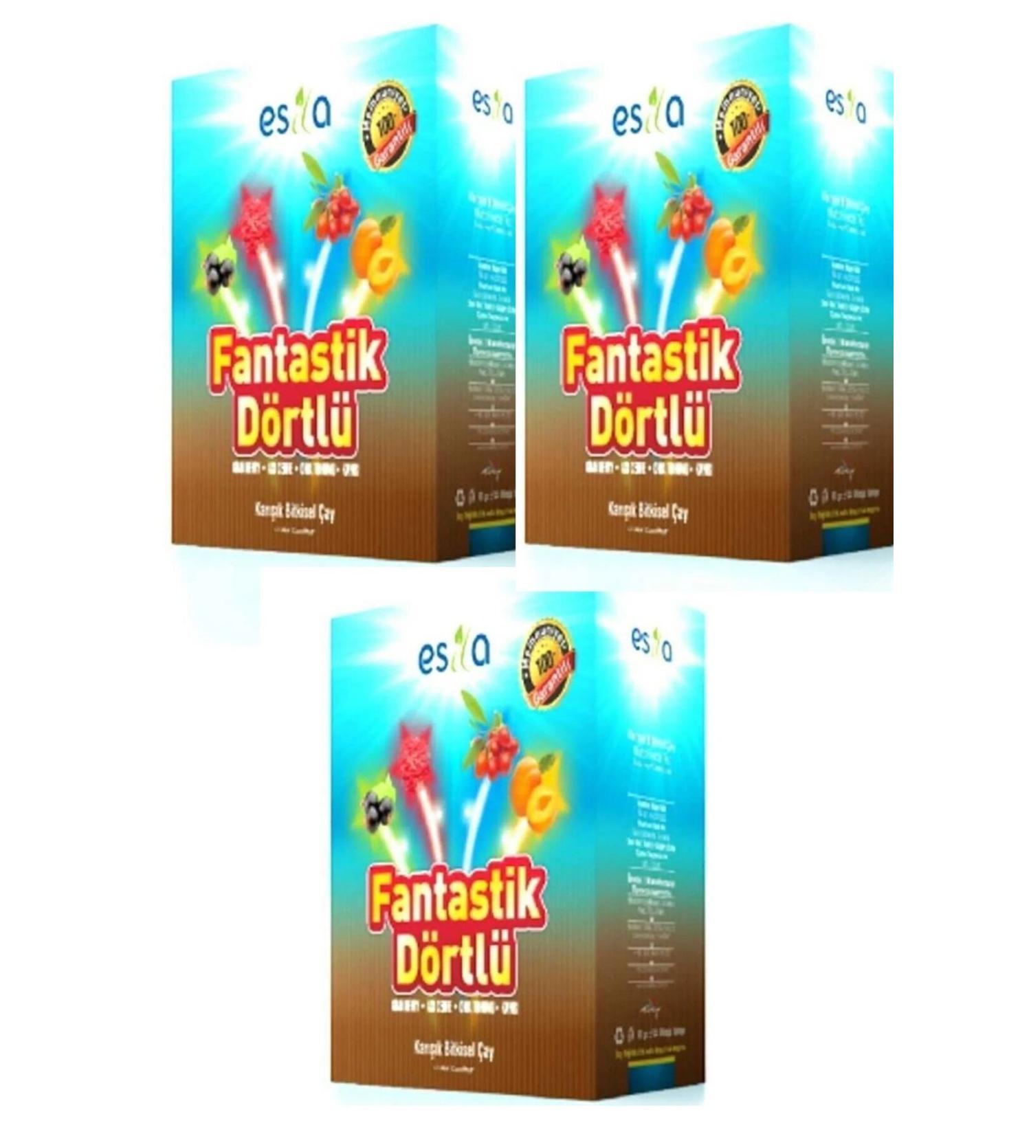 ES LA Fantastic four tea 45 strainer posek 3 PACK 3*45 cups
