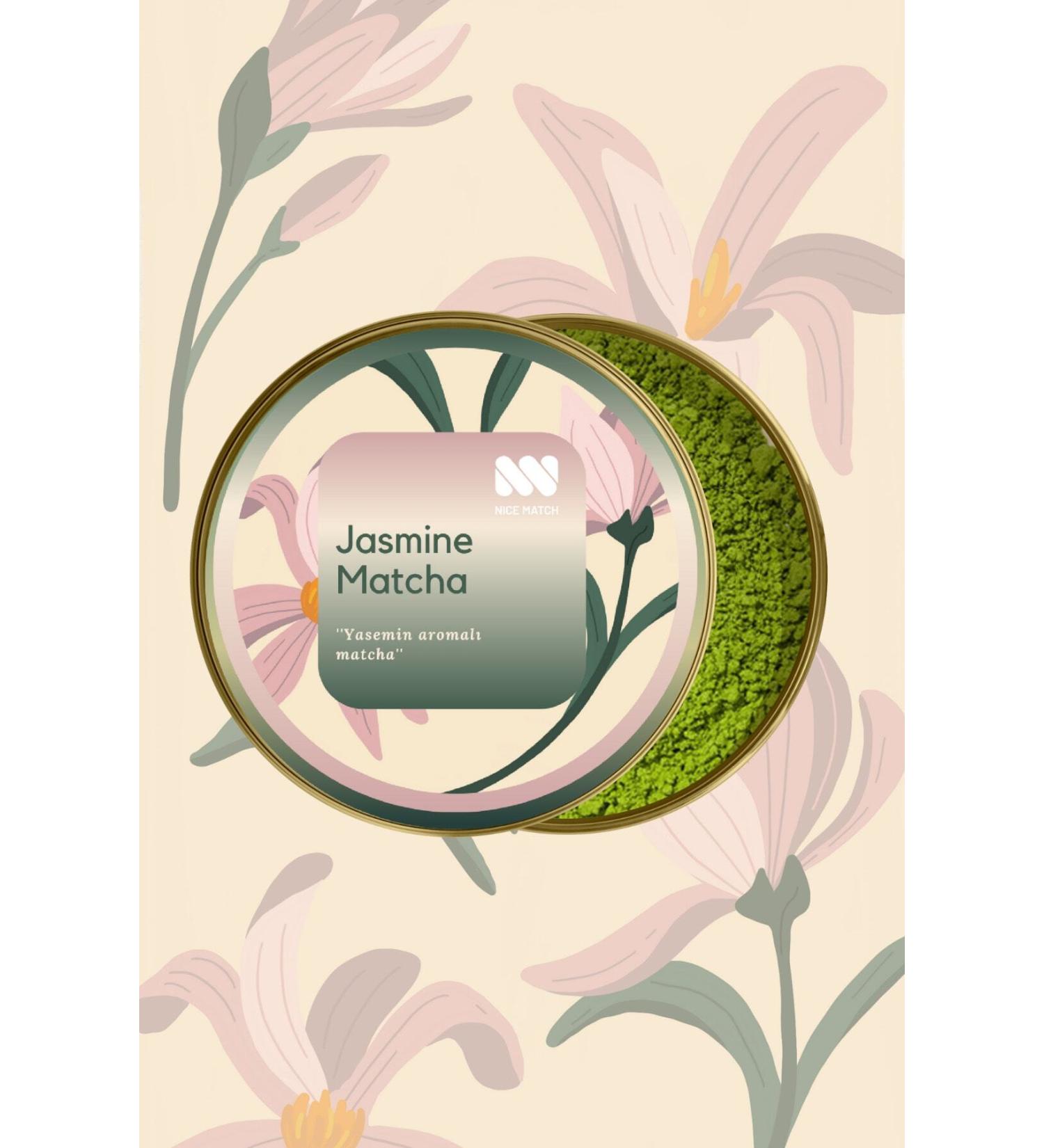 Nice Match Jasmine Matcha - Jasmine Flavored Matcha 25 gr - Buy Online on GoSupps.com