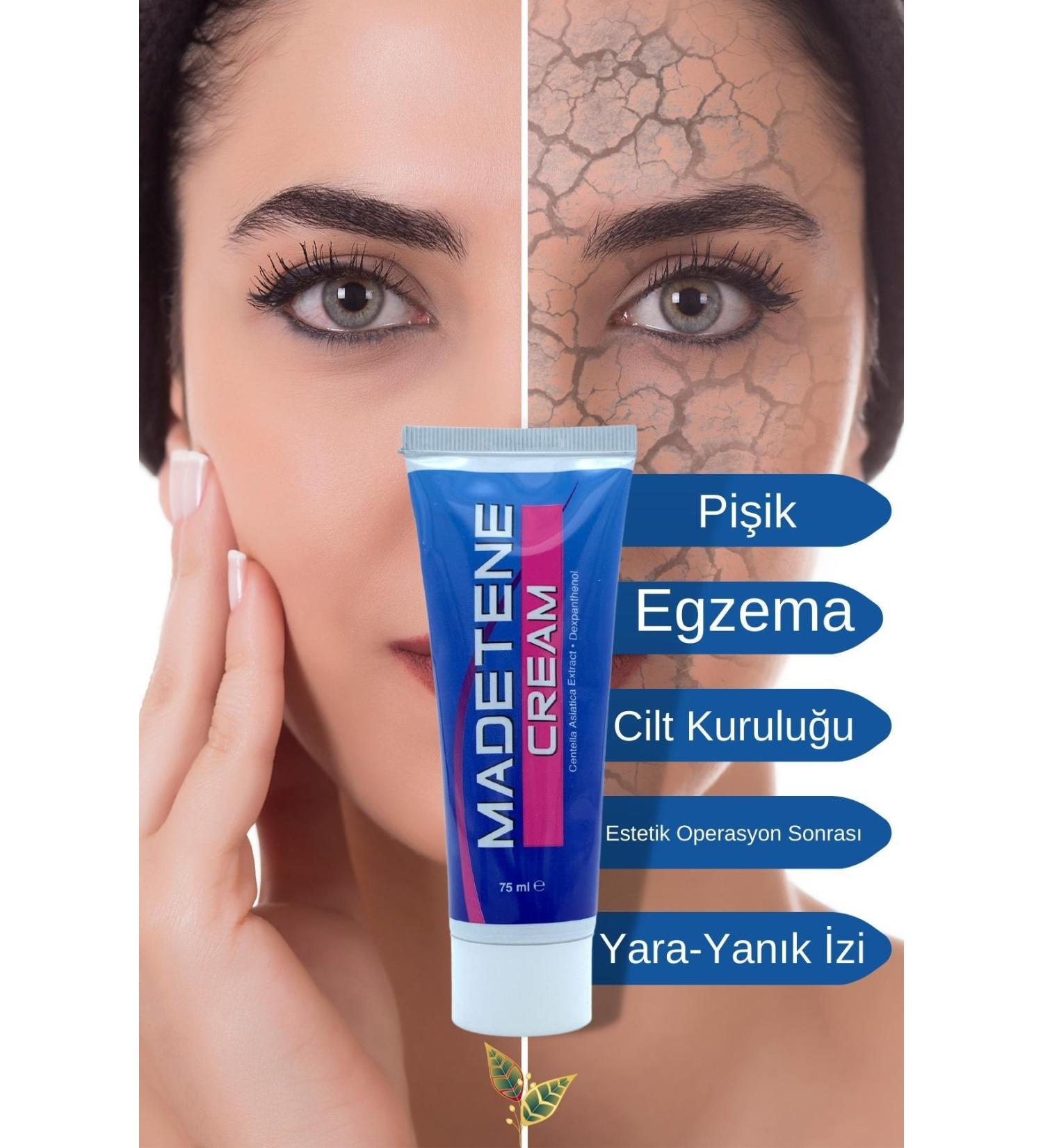 MADETENE Water Based Intensive Moisturizing Face Cream 75 ml All Skin Types 24 Hour Effective