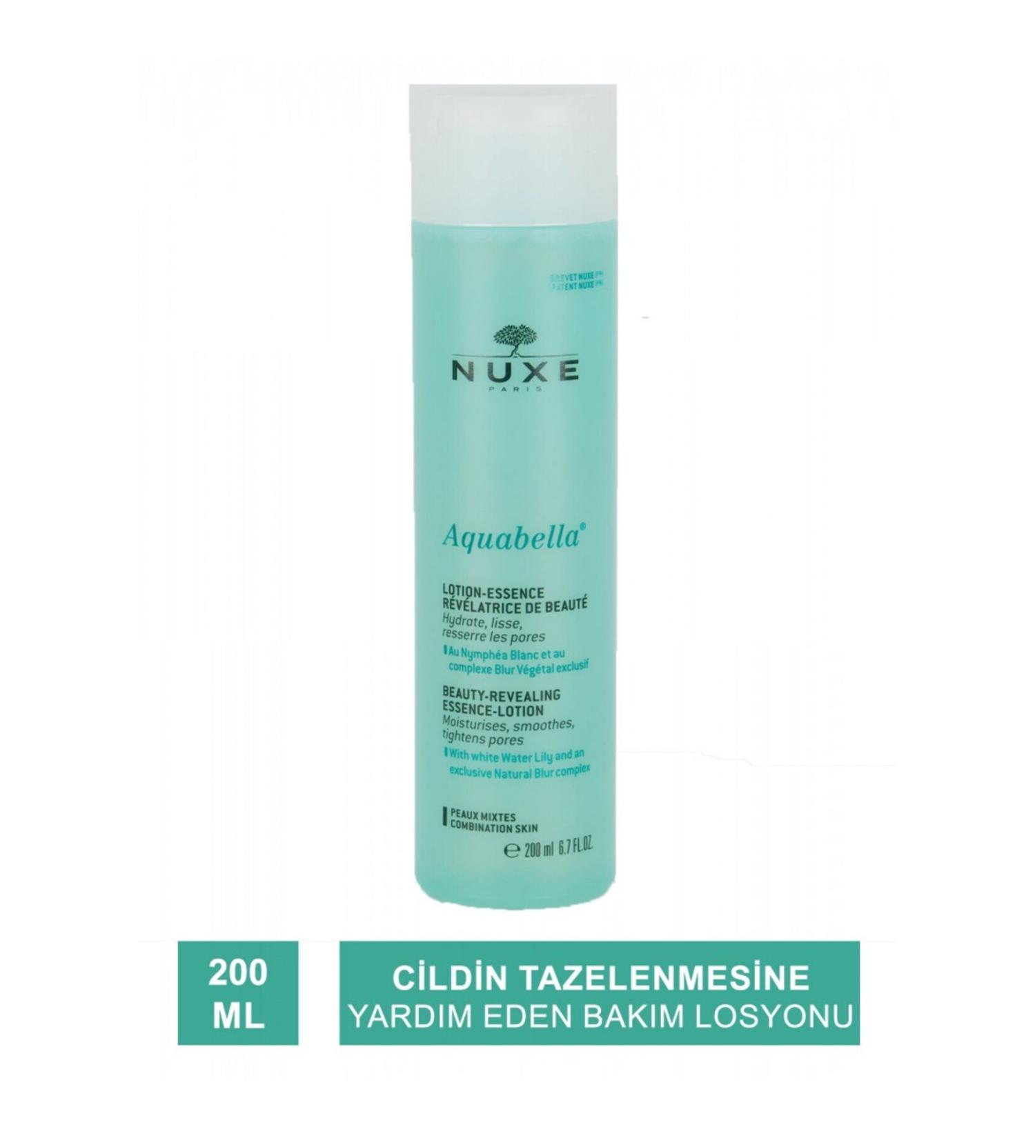 Nuxe Aquabella Beauty Revealing Essence Lotion Pore Tightening Lotion for Combination Skin 200 ml