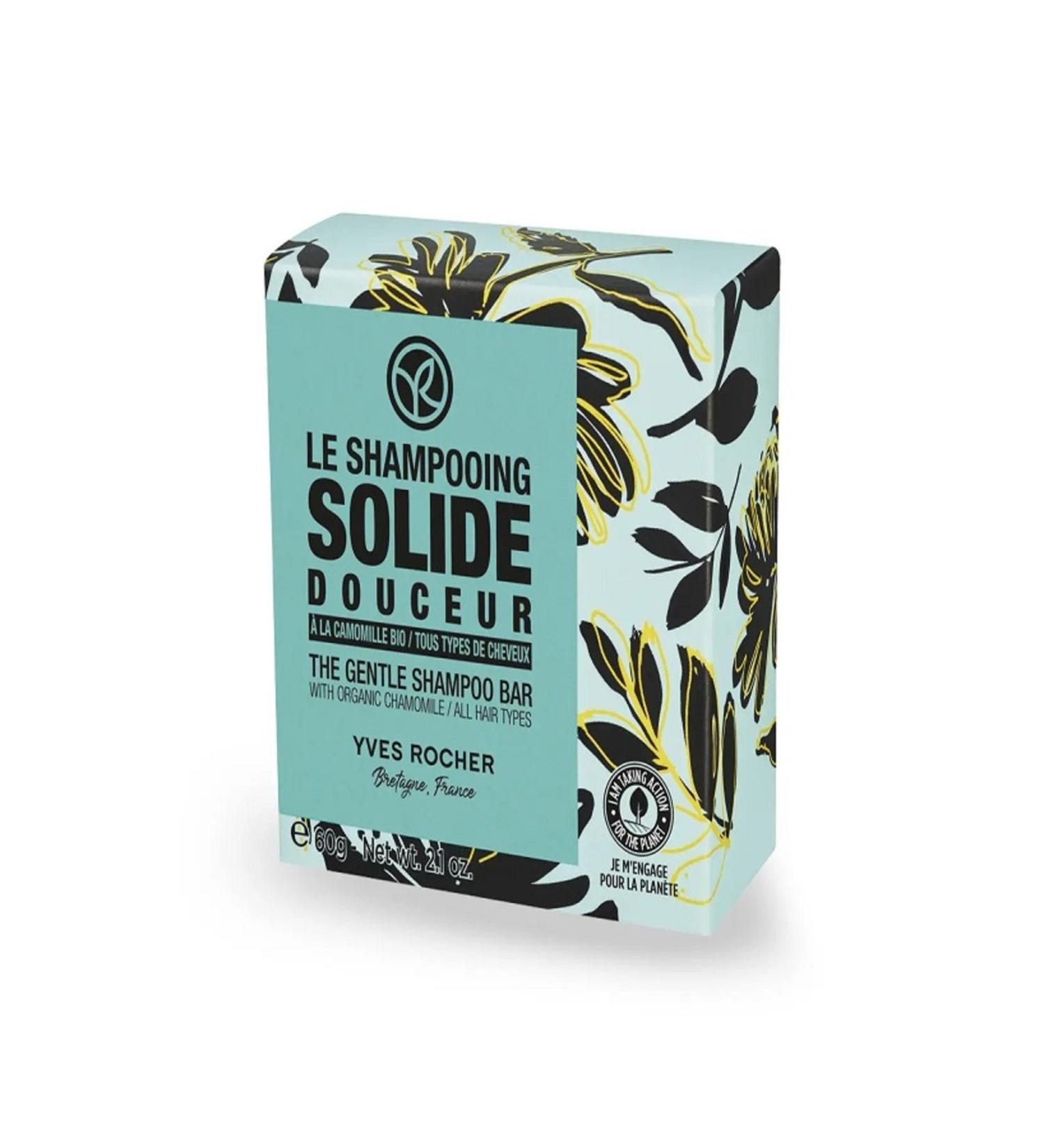 Yves Rocher Softening Solid Shampoo - Normal Hair / Douceur Organic Chamomile 60 g