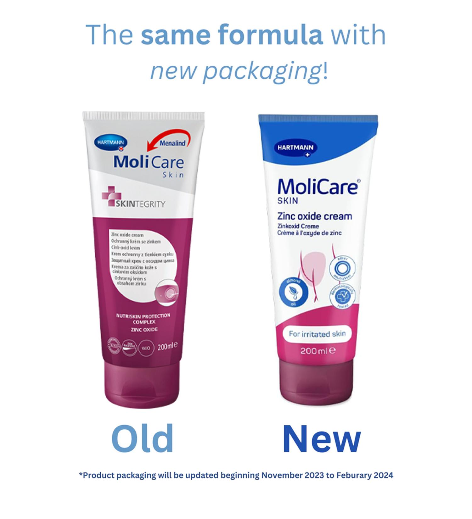 Hartmann Molicare Zinc Oxide Skin Protection Cream 200 Ml