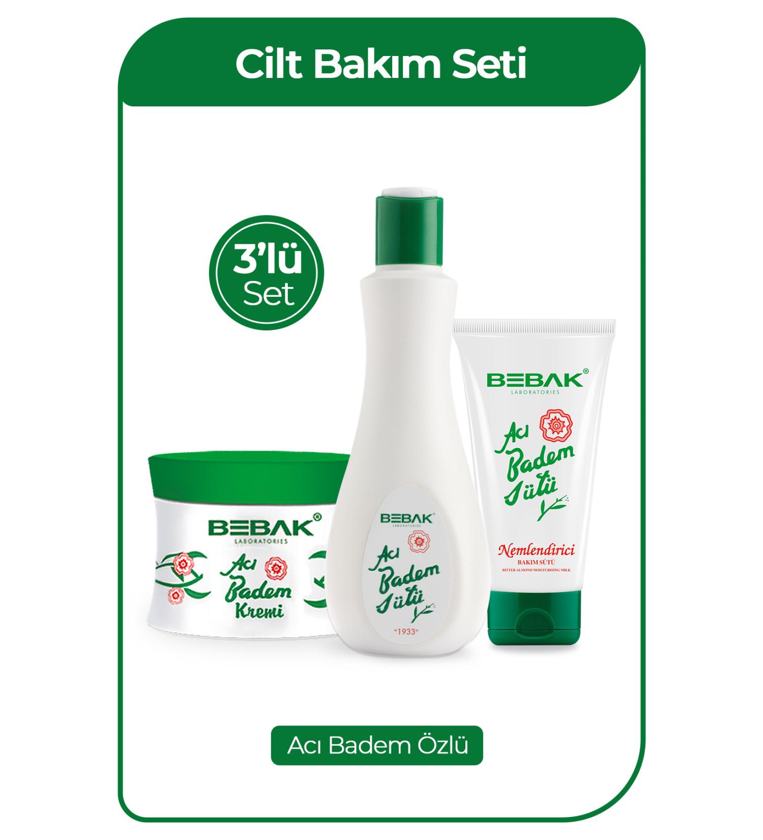Bebak Bitter Almond Essence Skin Care Set