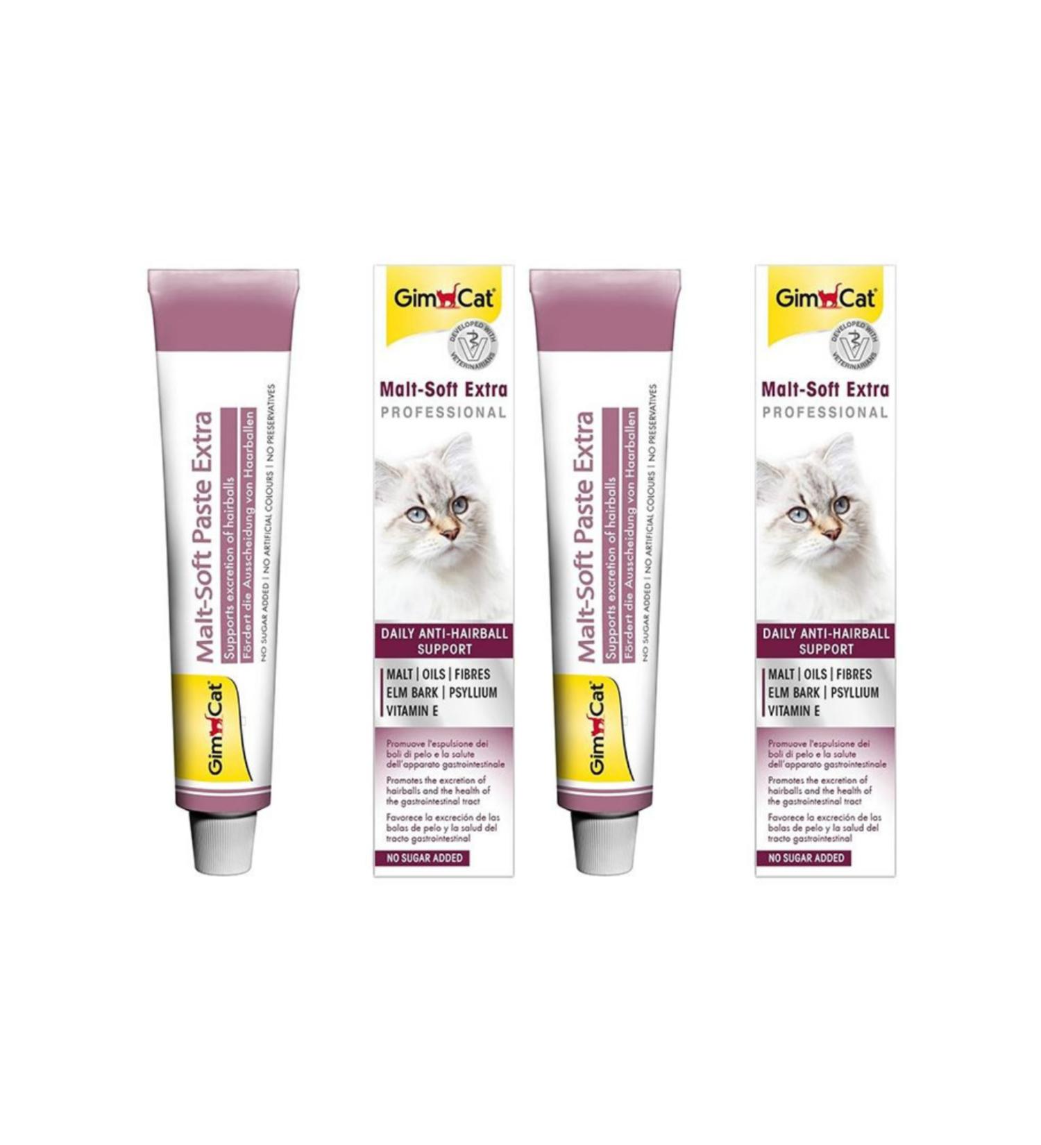 Gimcat Malt-Soft Extra Anti-Furball Cat Paste 20gr - 2 Pieces