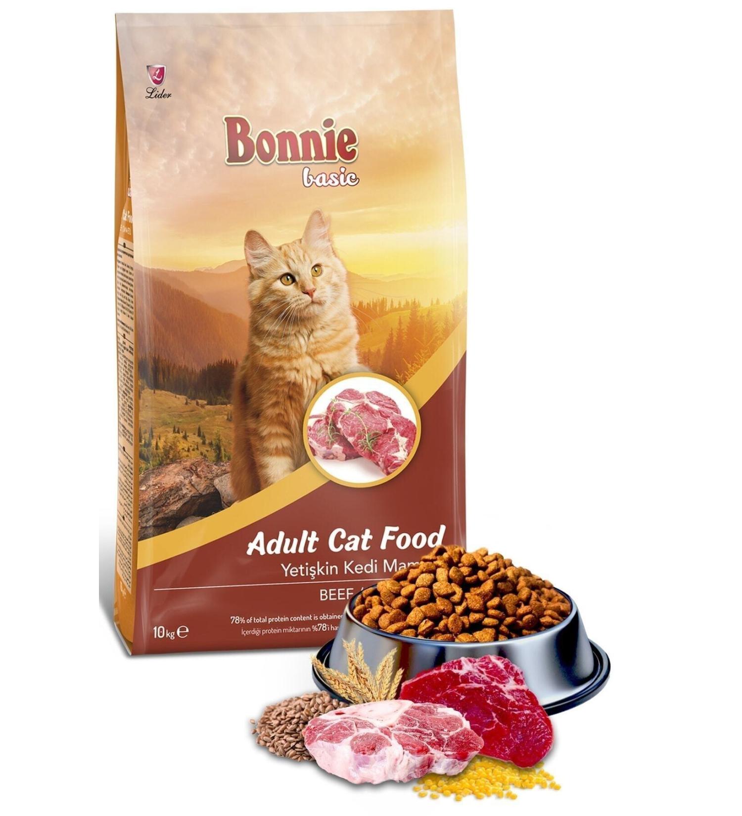 Bonnie Steak Adult Cat Food 10 Kg - Buy Online on GoSupps.com