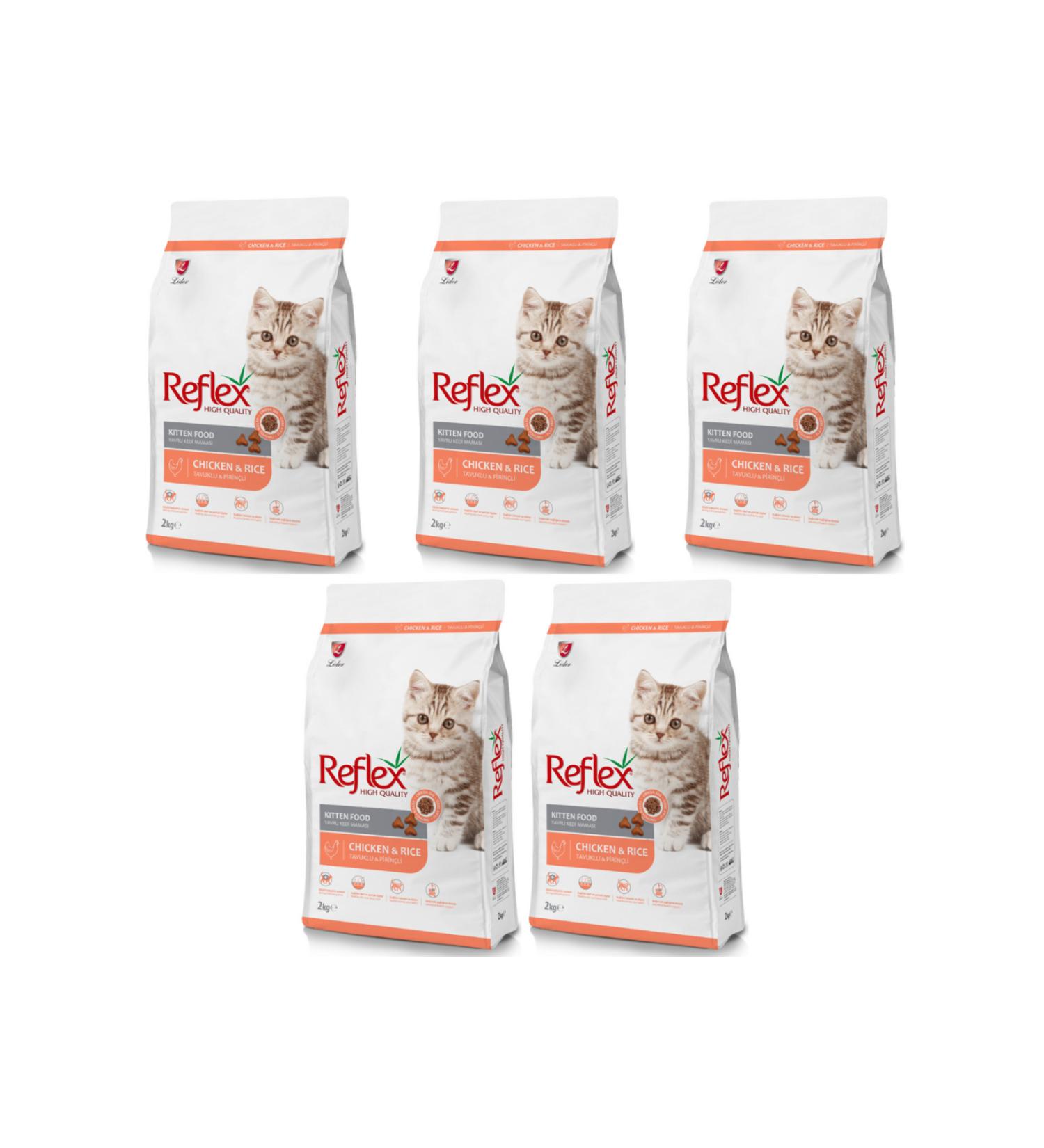 Reflex Kitten Chicken Kitten Cat Food 2 kg - 5 Pieces