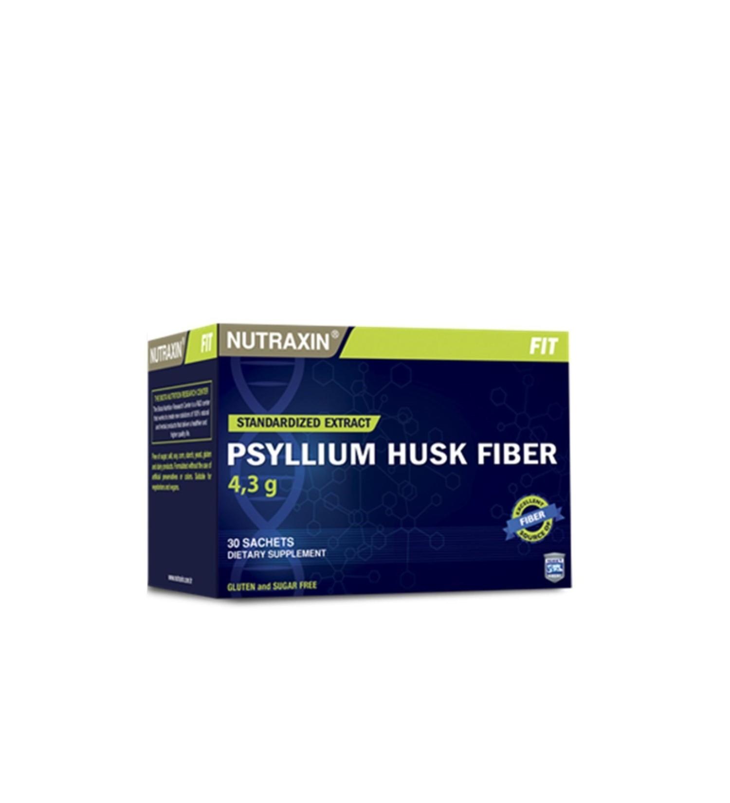 Nutraxin Psyllium Husk Fiber 4.3 gx 30 Sachets