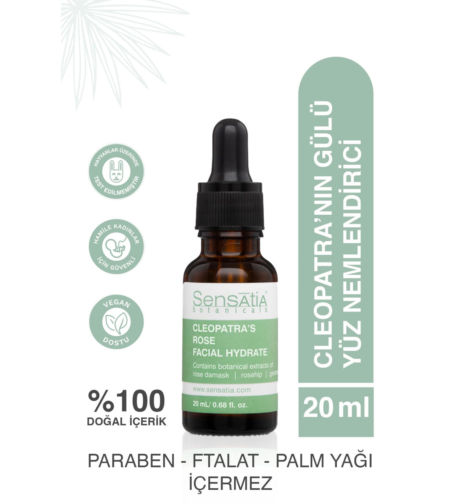 Sensatia Botanicals Cleopatra's Rose Skin Tone Balancing Facial Moisturizer 20ml