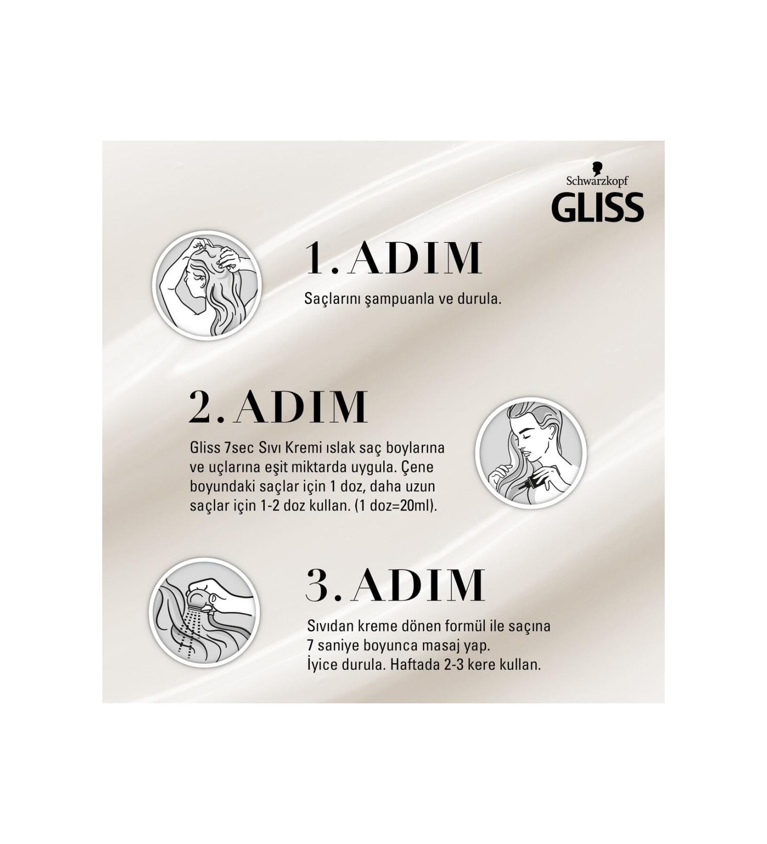 Gliss 7sec Oil Nutritive Express Repair Care - With Oleic Acid and Marula Oil 200 ml N.Beauty226