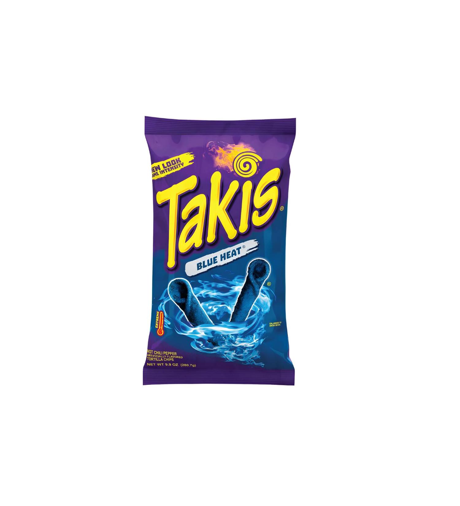 Takis Blue Heat Hot Chili Pepper Tortilla Chips 280.7g