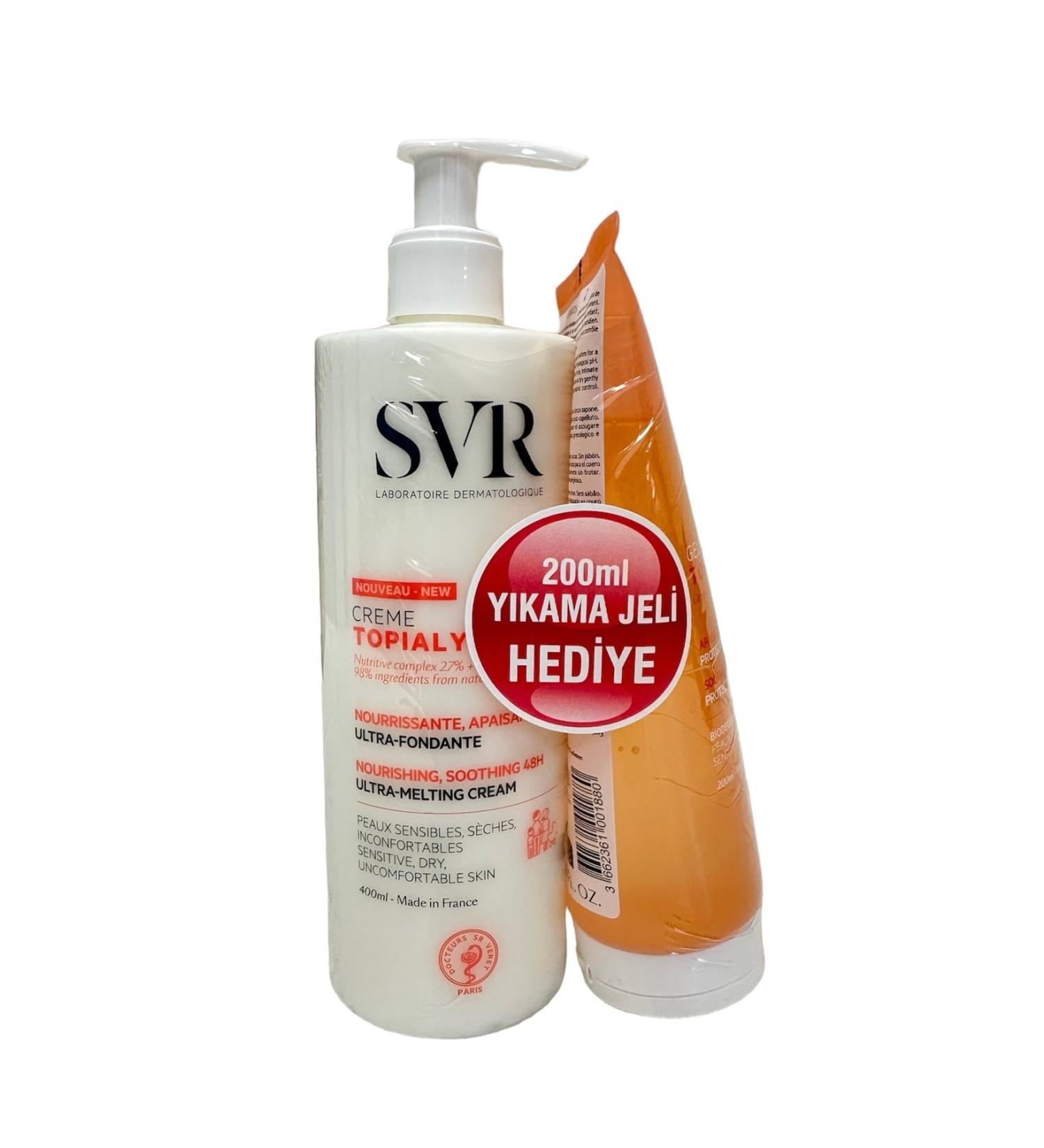 SVR Topialyse Creme 400ml+200ml Washing Gel Gift
