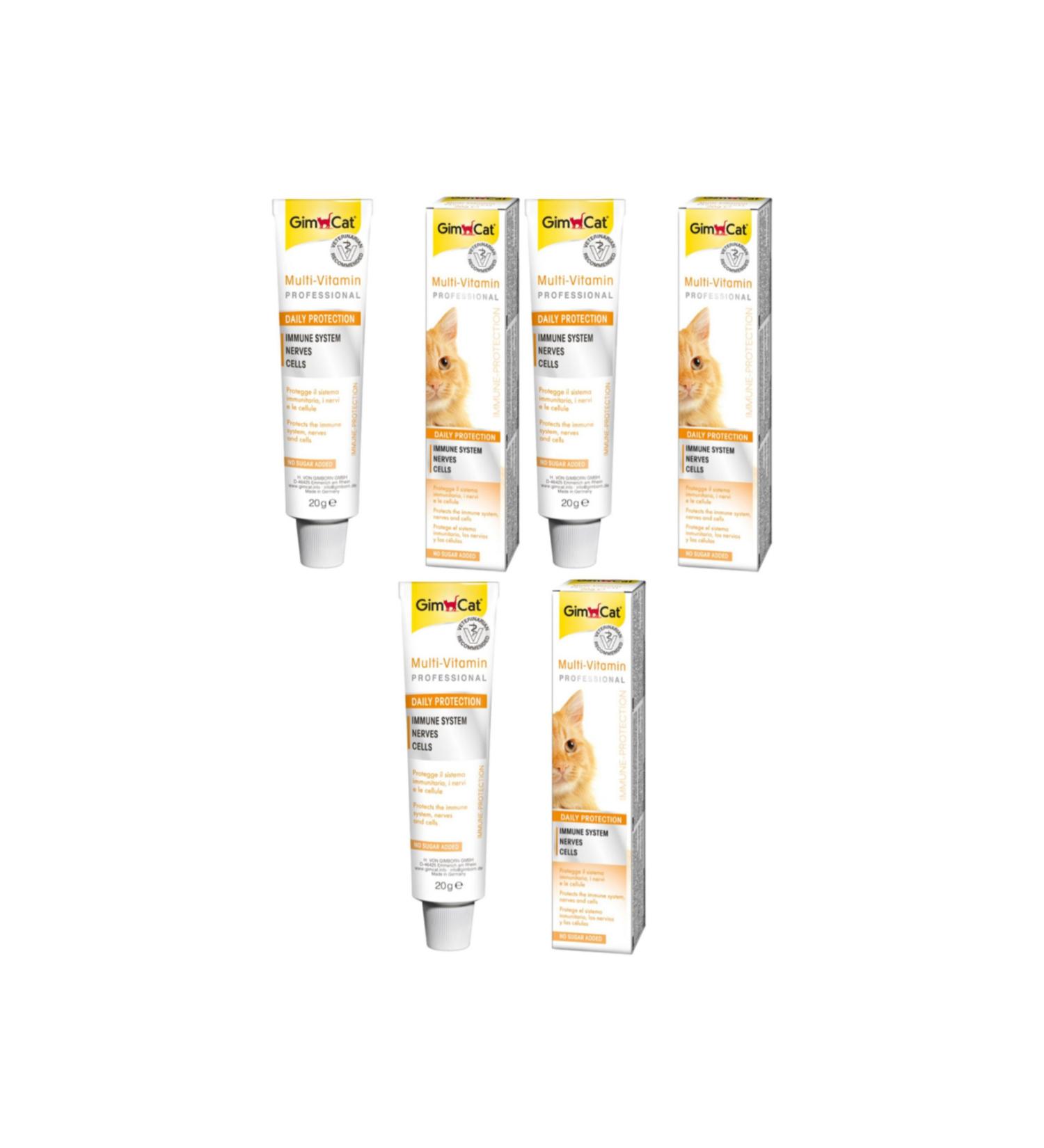 Gimcat Multi-Vitamin Cat Paste 20gr - 3 Pieces