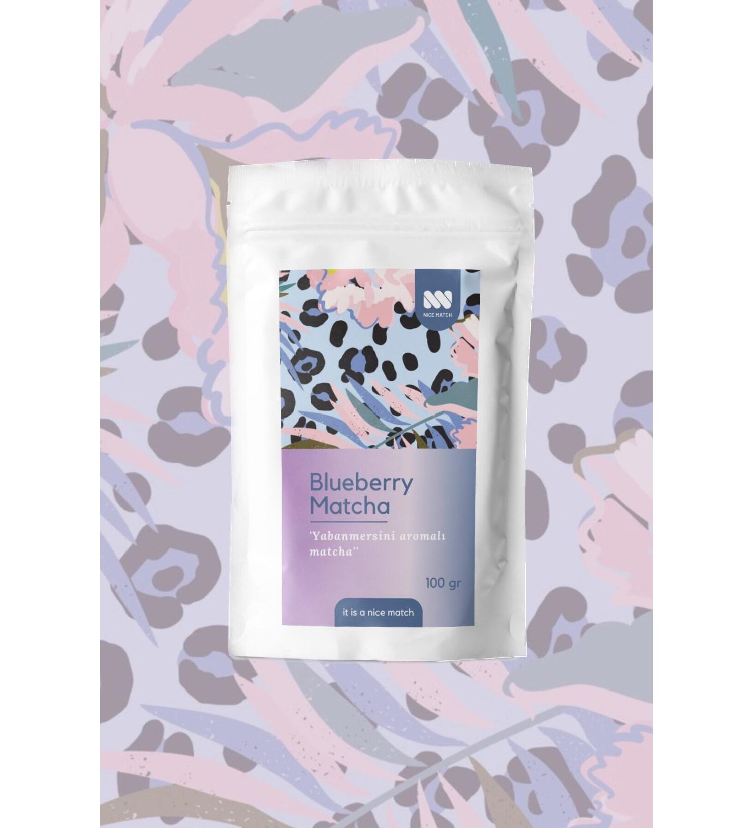 Nice Match Blueberry Matcha - Blueberry Flavored Matcha 100 gr