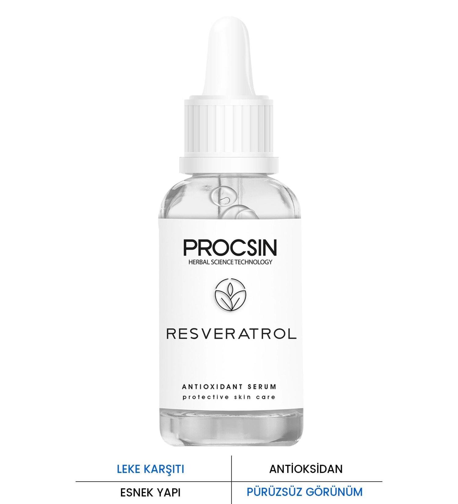 PROCSIN Anti-Stain Antioxidant Resveratrol Serum 20 ml - Buy Online on GoSupps.com