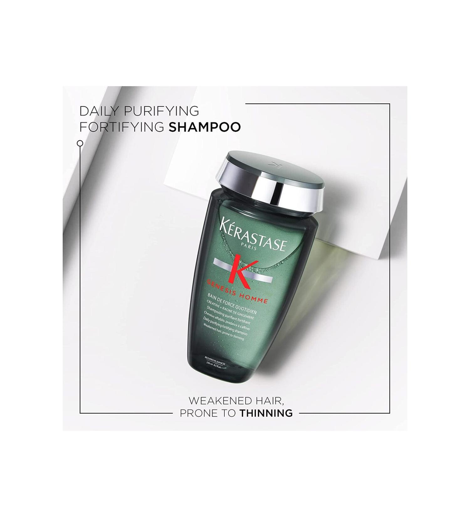 Kerastase Genesis Homme Bain Force Quotidien Strengthening Shampoo for Weak Hair 250ml SED5641365 - Buy Online on GoSupps.com