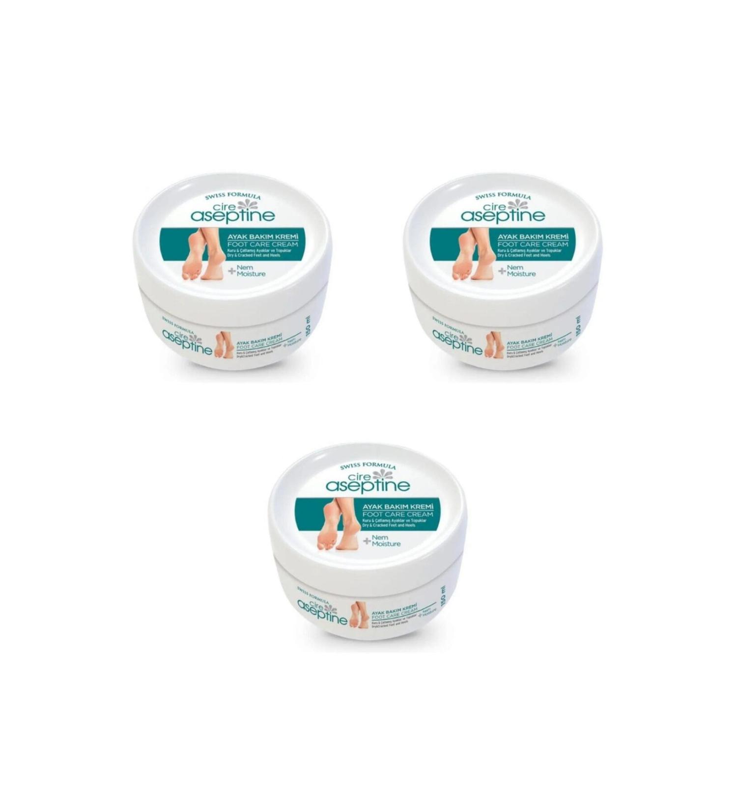 Cire Aseptine Cire Aceptine 3 X Foot Care Cream 150 ml