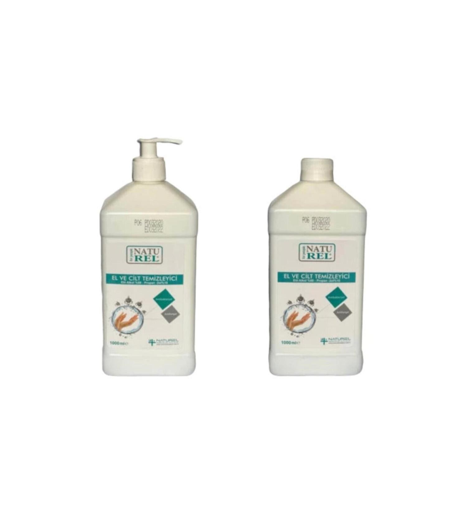 NATUREL Disinfectant Hand and Skin Cleaner 1000 ml 2 Pieces