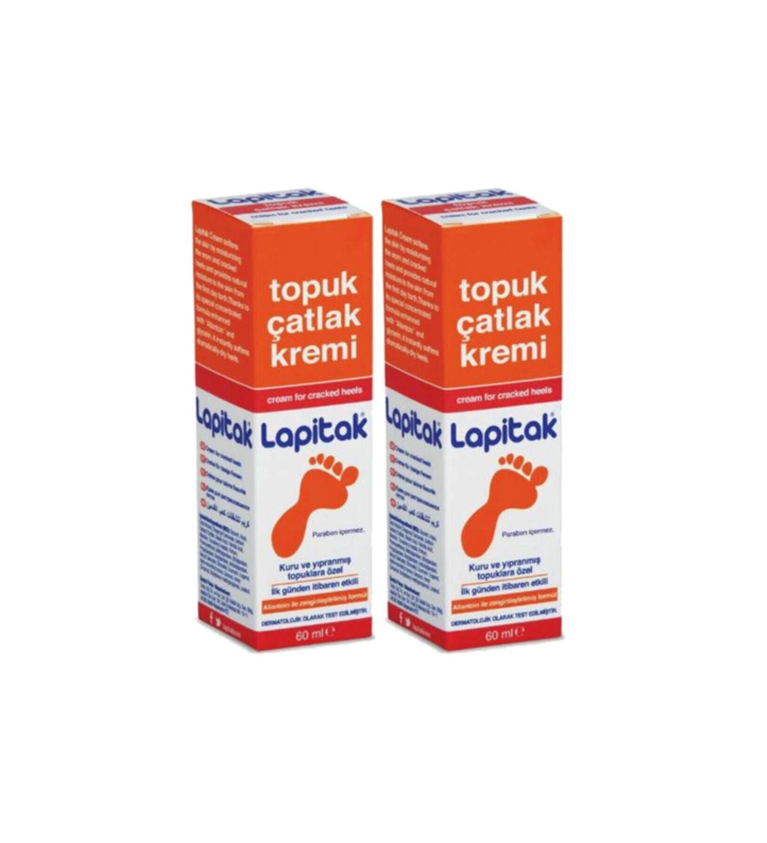 Lapitak Heel Crack Cream 60ml X 2 Pieces