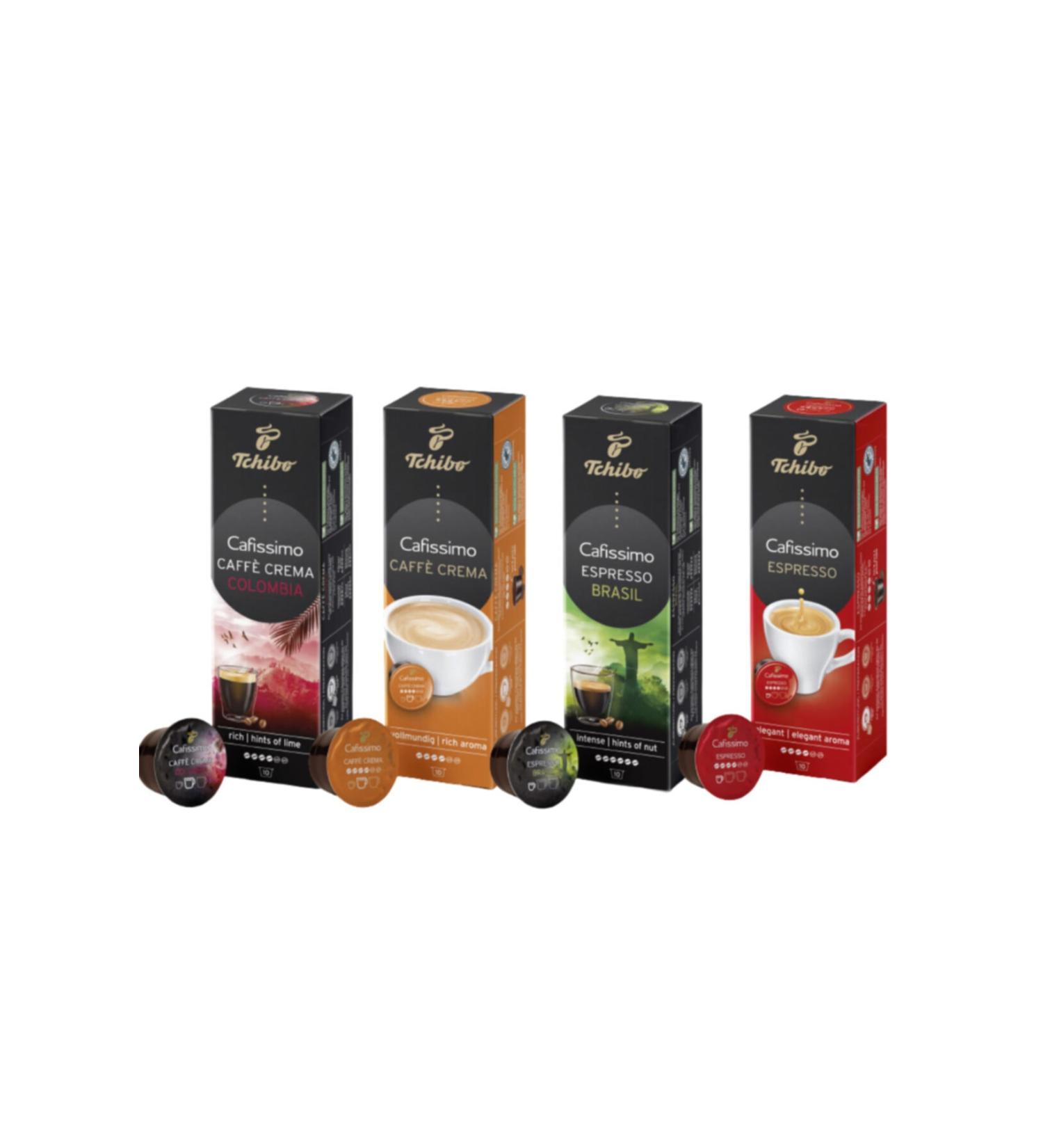 Tchibo Cafissimo Capsule Local and Mixed New Package 4x10 - Buy Online on GoSupps.com
