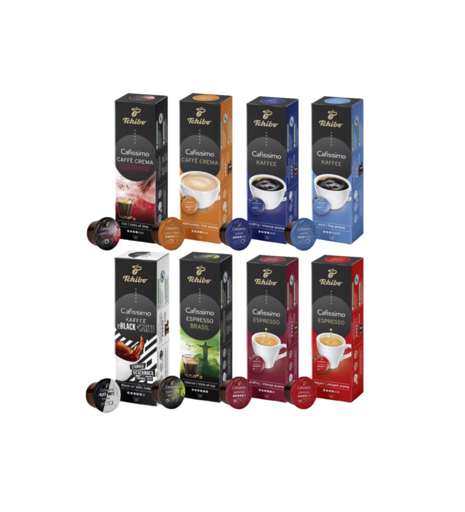 Tchibo Cafissimo Capsule Coffee 8 Pack