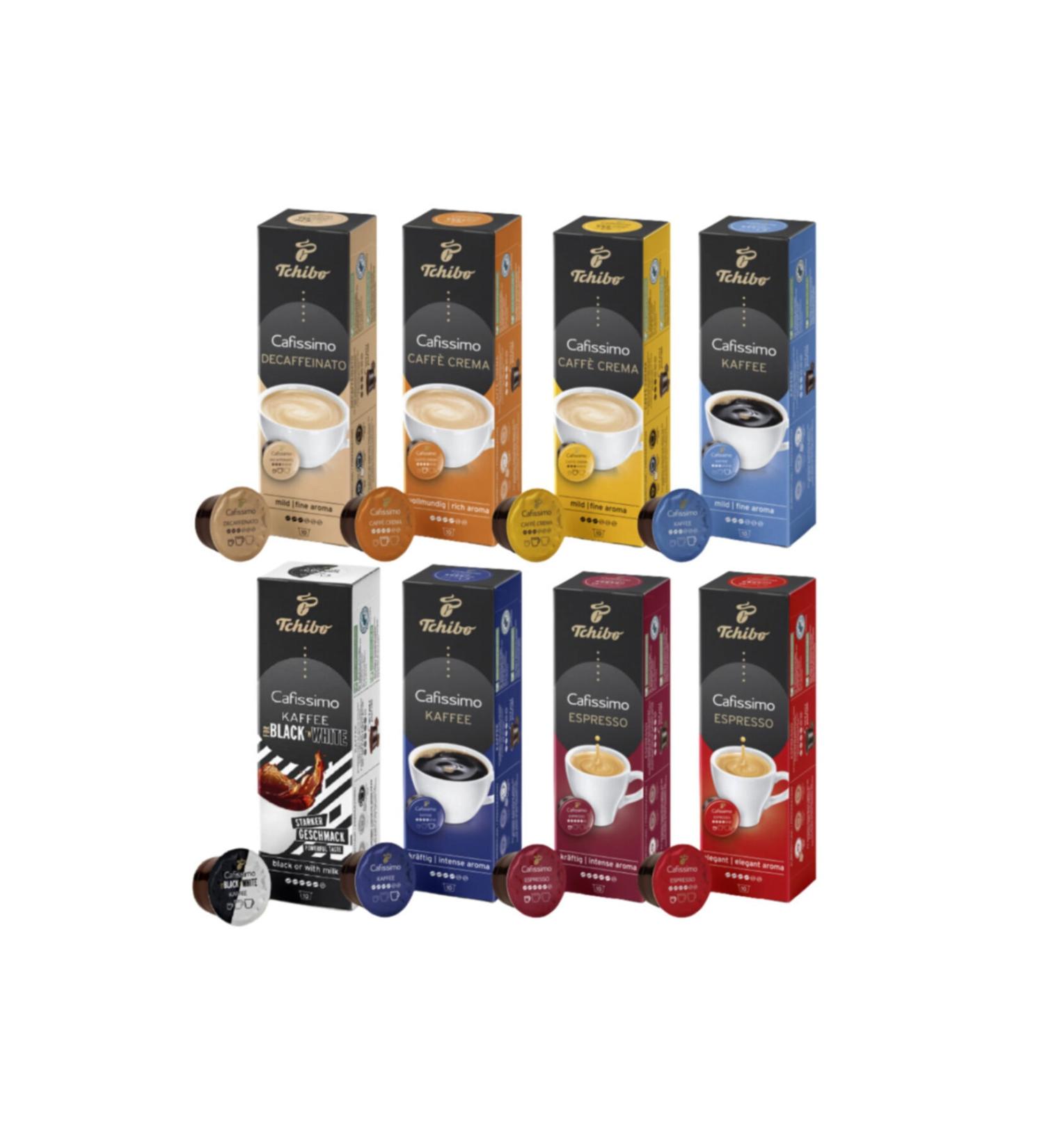 Tchibo Cafissimo Capsule Coffee 8 Pack