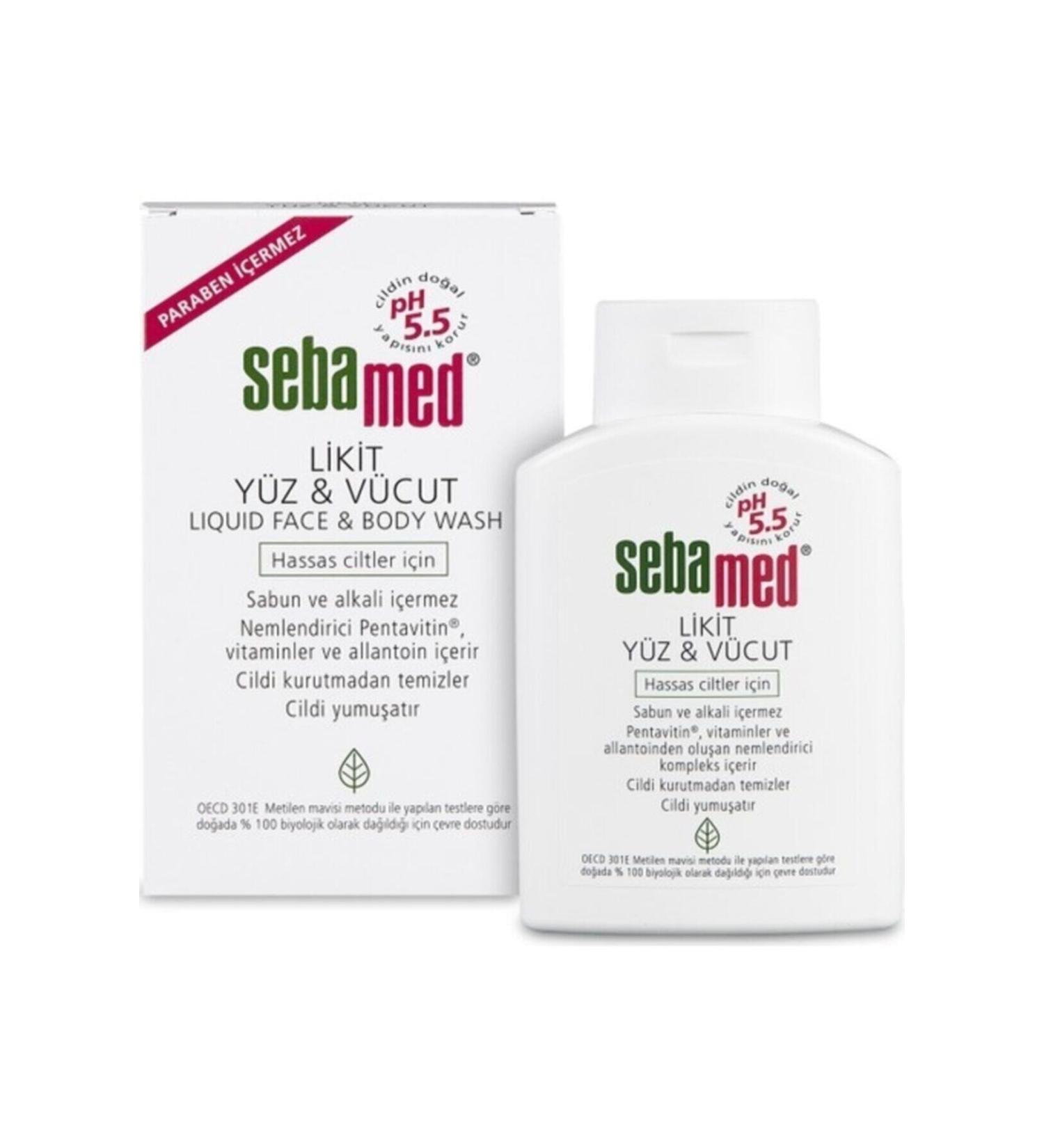Sebamed Liquid Face & Body Gel For Sensitive Skin 200 ml - Buy Online on GoSupps.com
