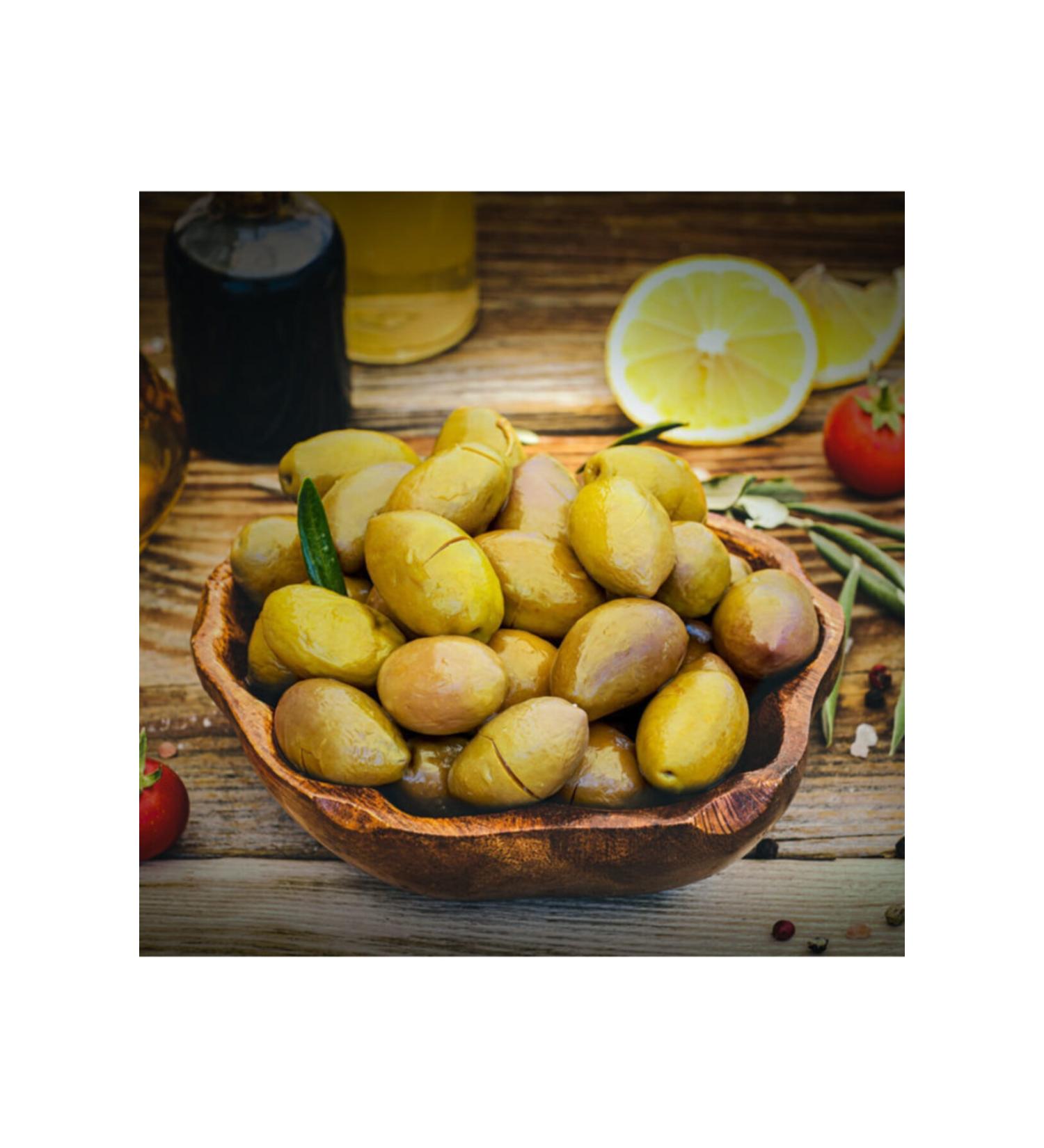 Peyden elebi Large Crushed Olives 650 gr X 2 Pieces