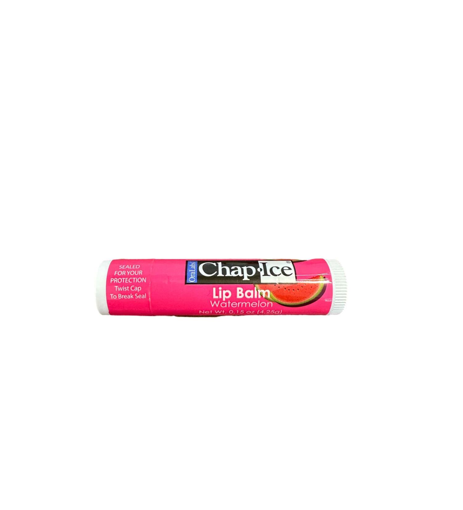 ChapStick ChapIce Watermelon Lip Balm 4.5 gr SPF-4 ***MADE IN USA*** Imported Product