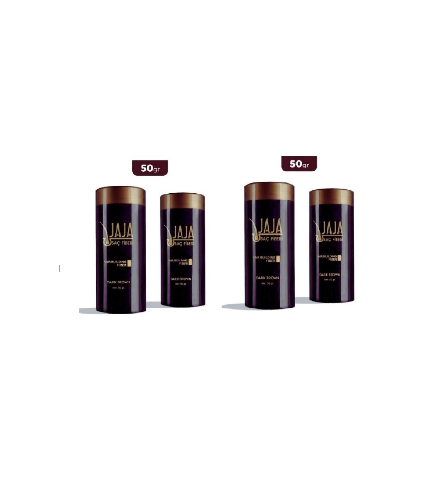 Jaja Hair Fiber Dark Brown 50 Gr X 4 Pieces