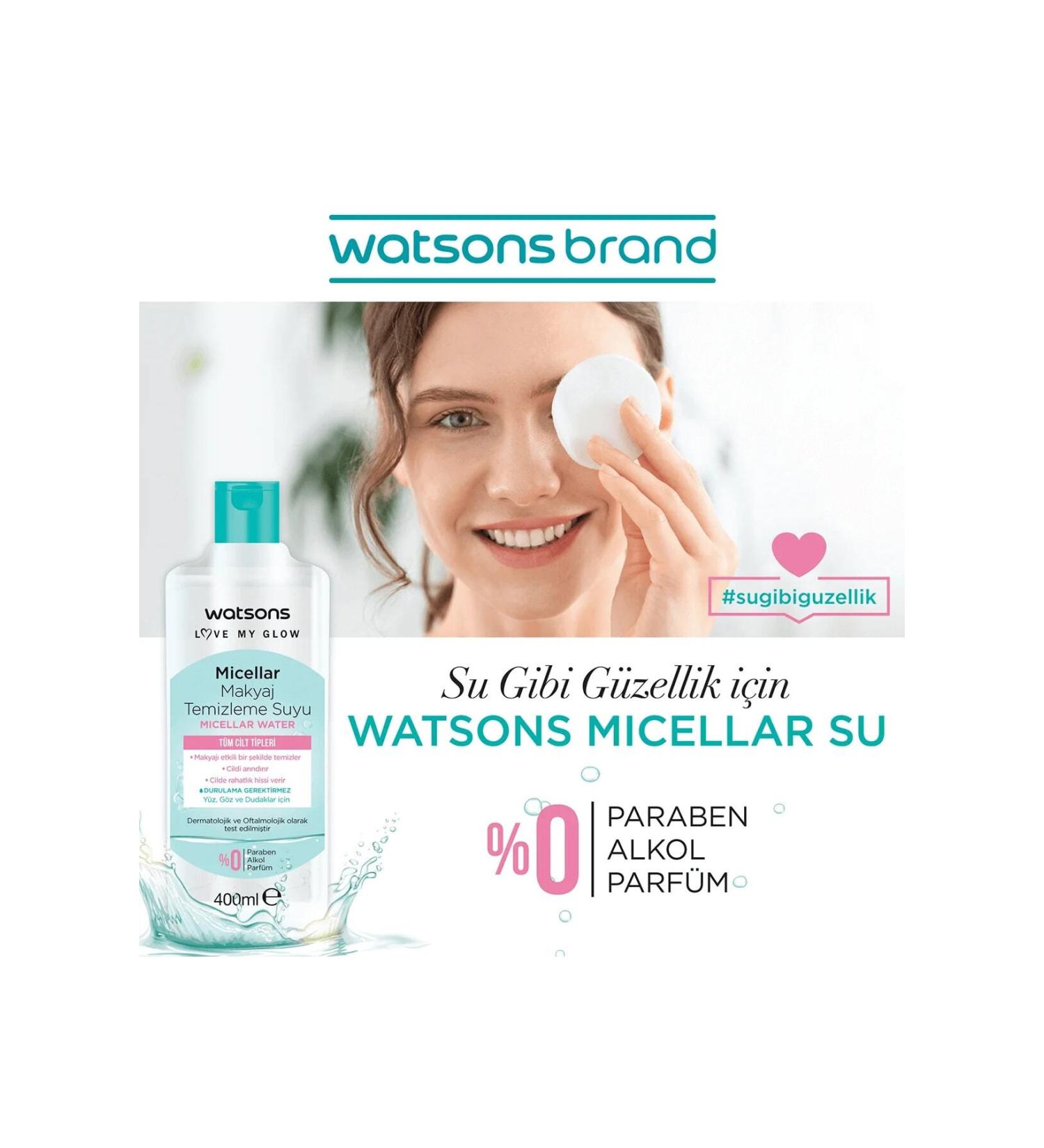 Watsons Make-Up Remover Micellar Perfect Make-Up Cleansing Water 364Mseri - Buy Online on GoSupps.com