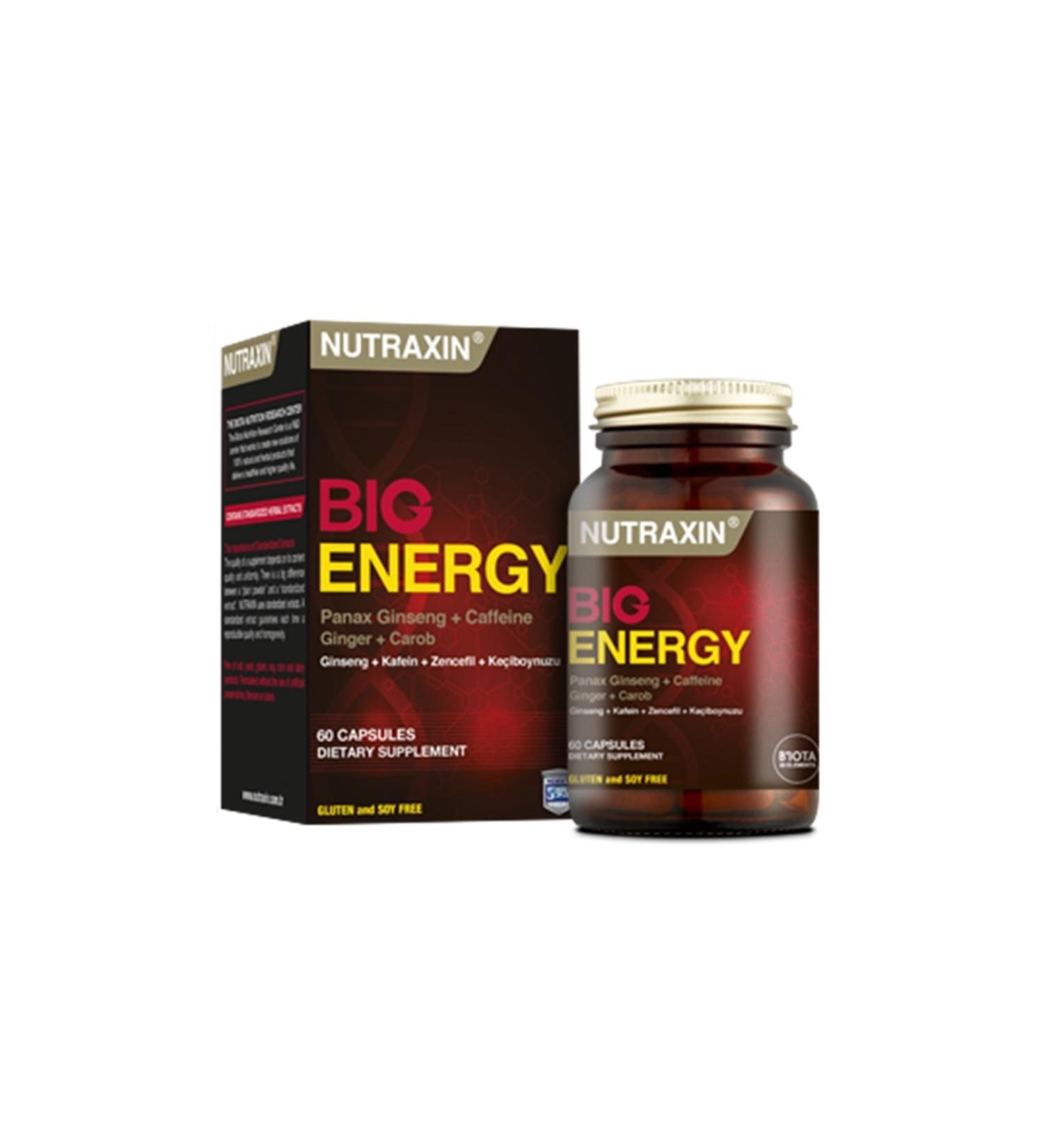Nutraxin Big Energy Food Supplement 60 Tablets