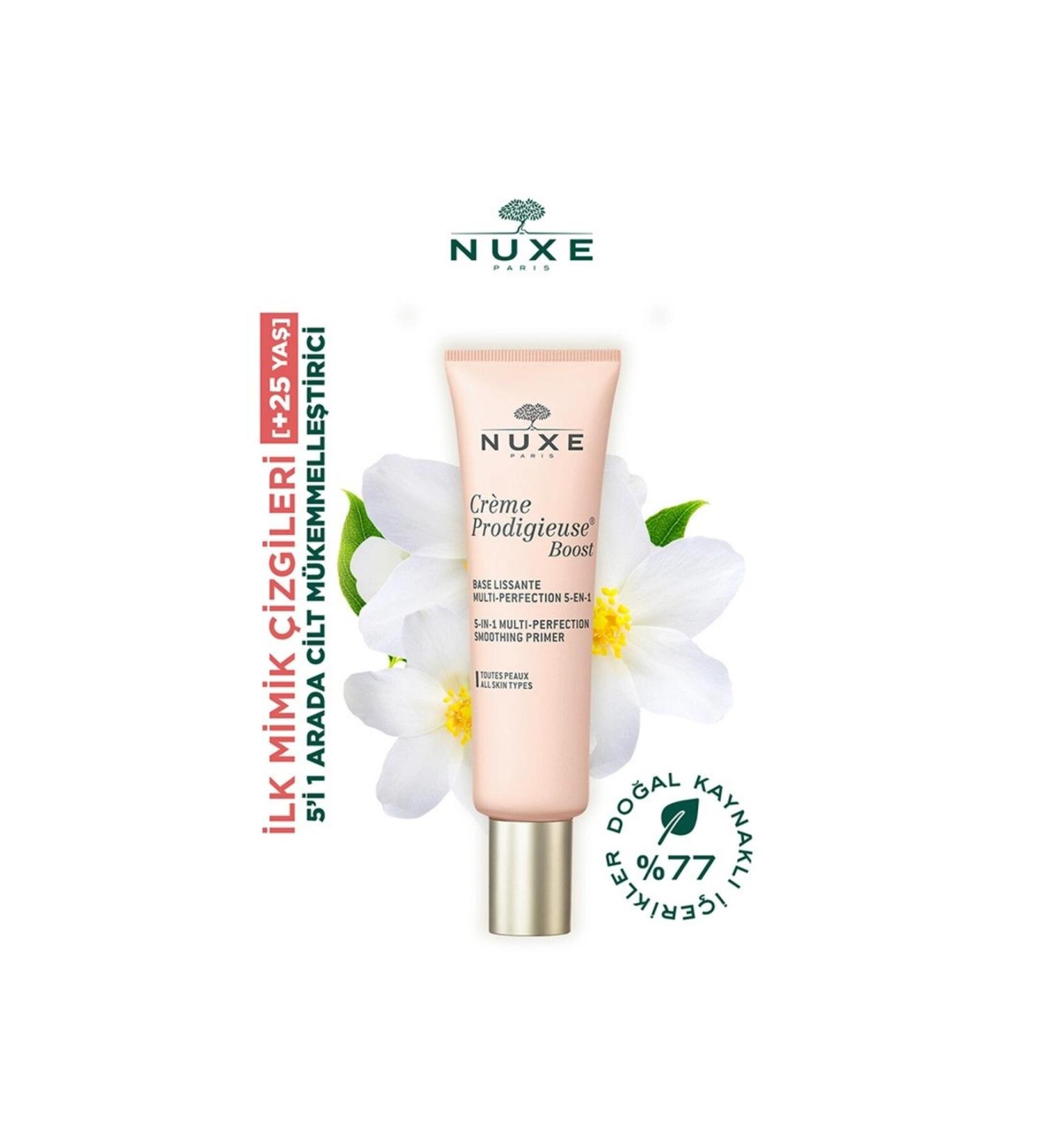 Nuxe Creme Prodigieuse Boost 5-in-1 Multi-Perfection Smoothing Primer - Anti-Aging Makeup Base 30ml - Buy Online on GoSupps.com