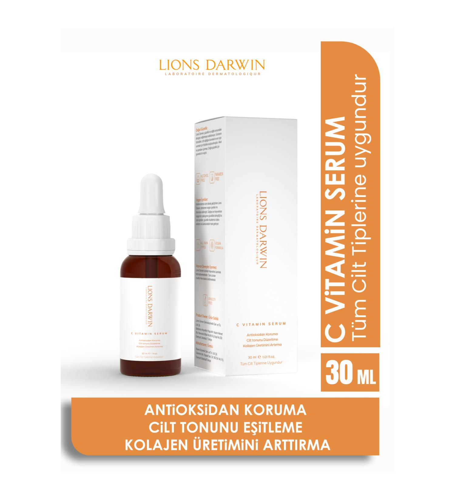 LIONS DARWIN Lionsdarwin Vitamin C Serum - Buy Online on GoSupps.com