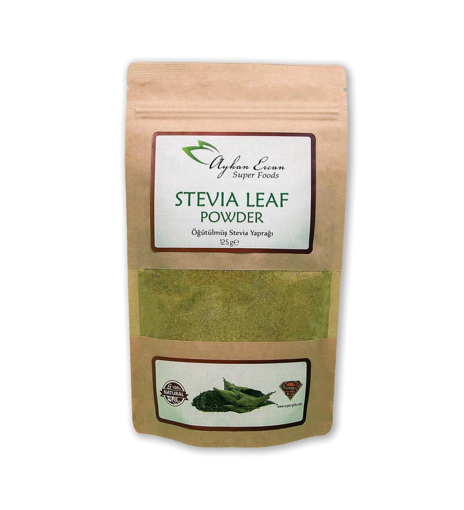 Ayhan Ercan Ground Stevia Leaves 125 G