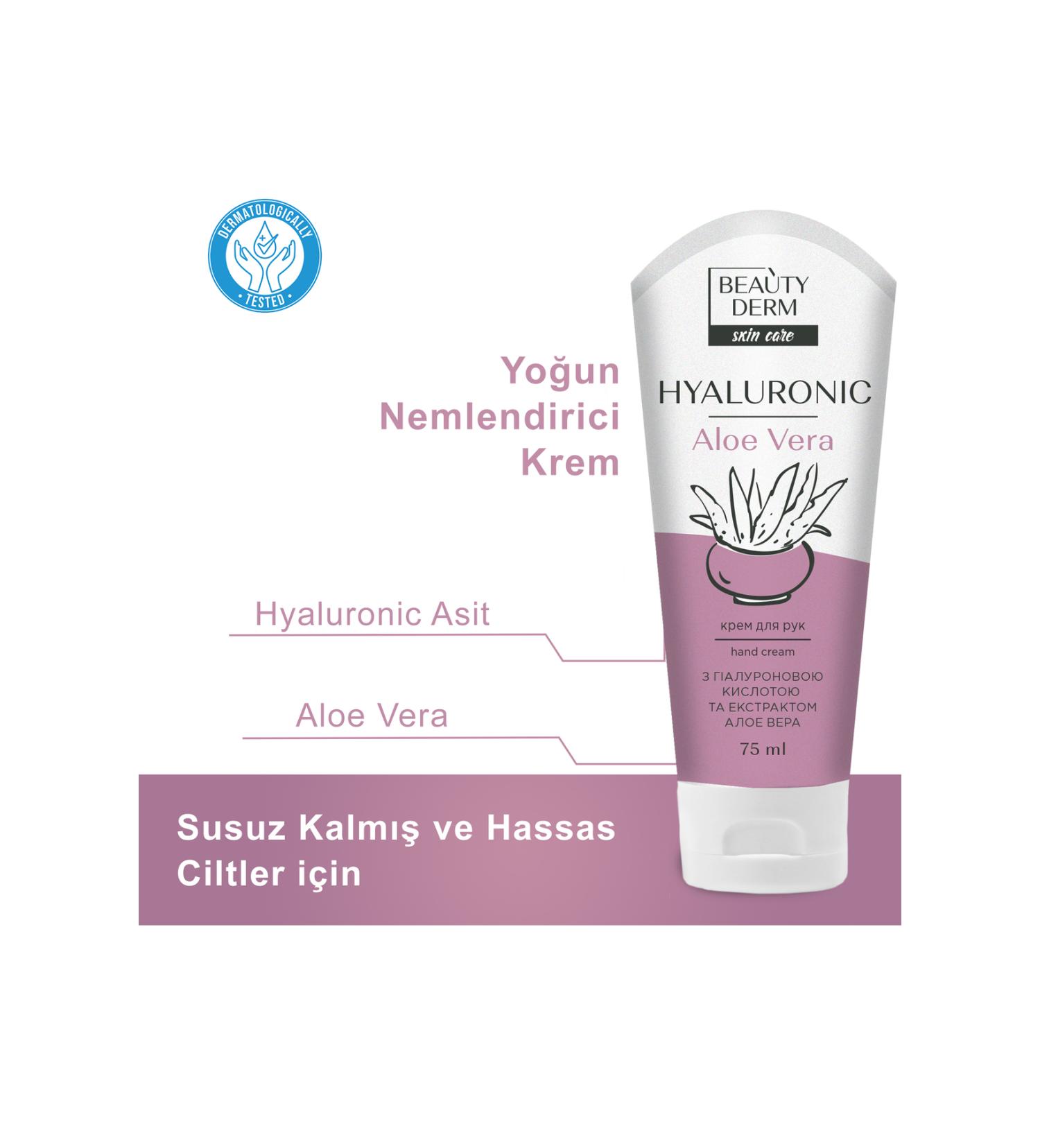 BEAUTY DERM Hand Cream Intensive Moisturizing Dry and Sensitive Skin Non-Stickly Hand Cream