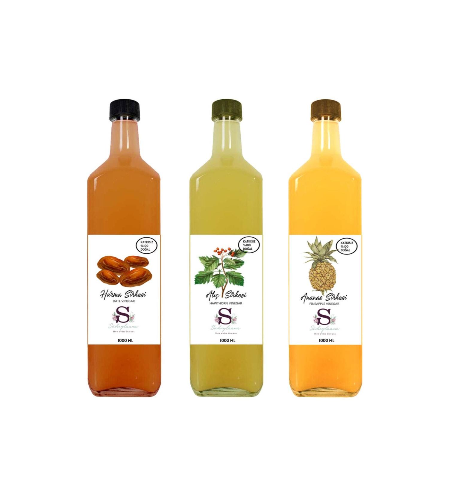 S heylaana Natural Date Hawthorn and Pineapple Vinegar 1000 Ml