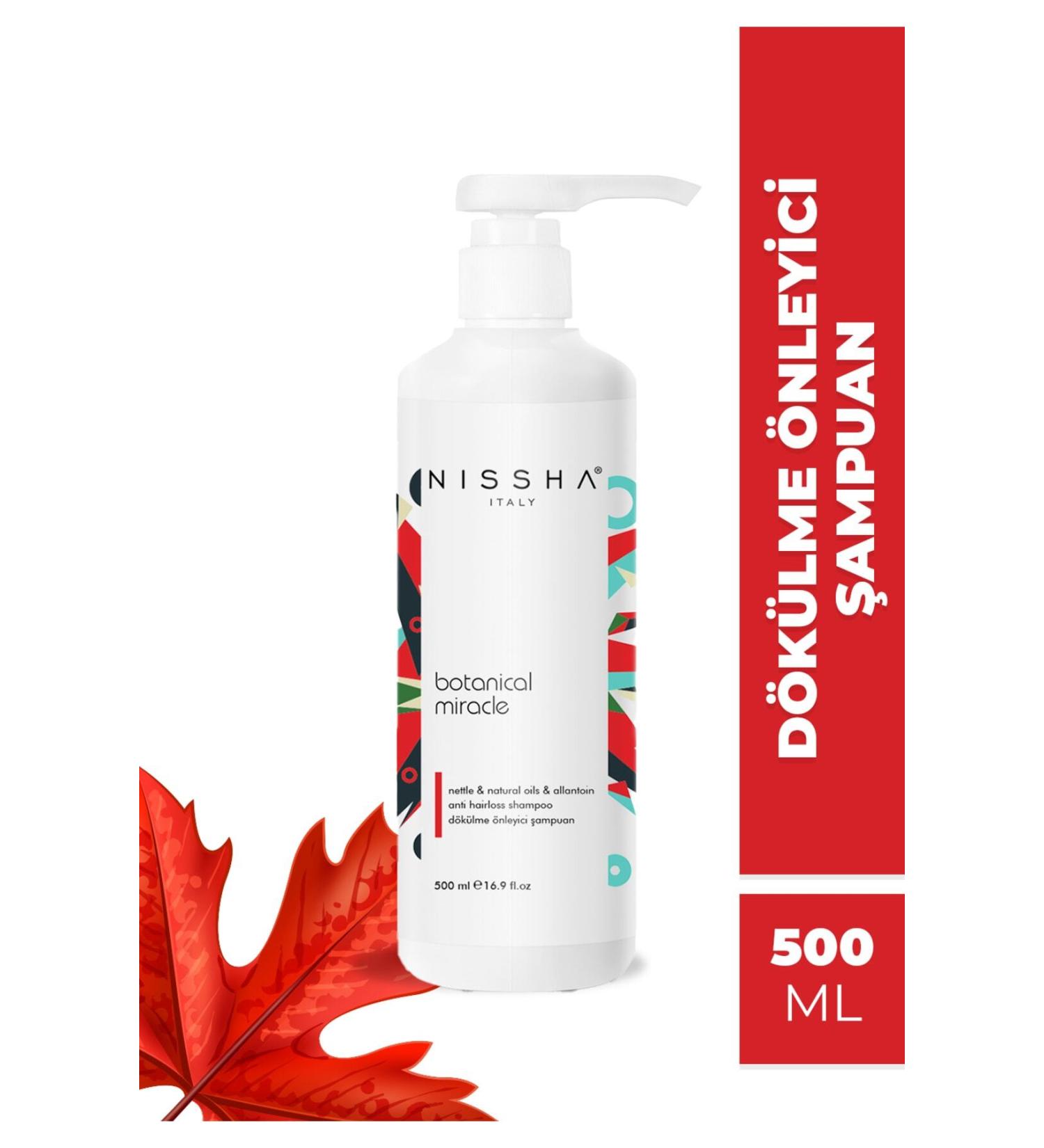 Nissha Sulfate-Free Anti-Hair Loss Nourishing & Organic Shampoo 500ml