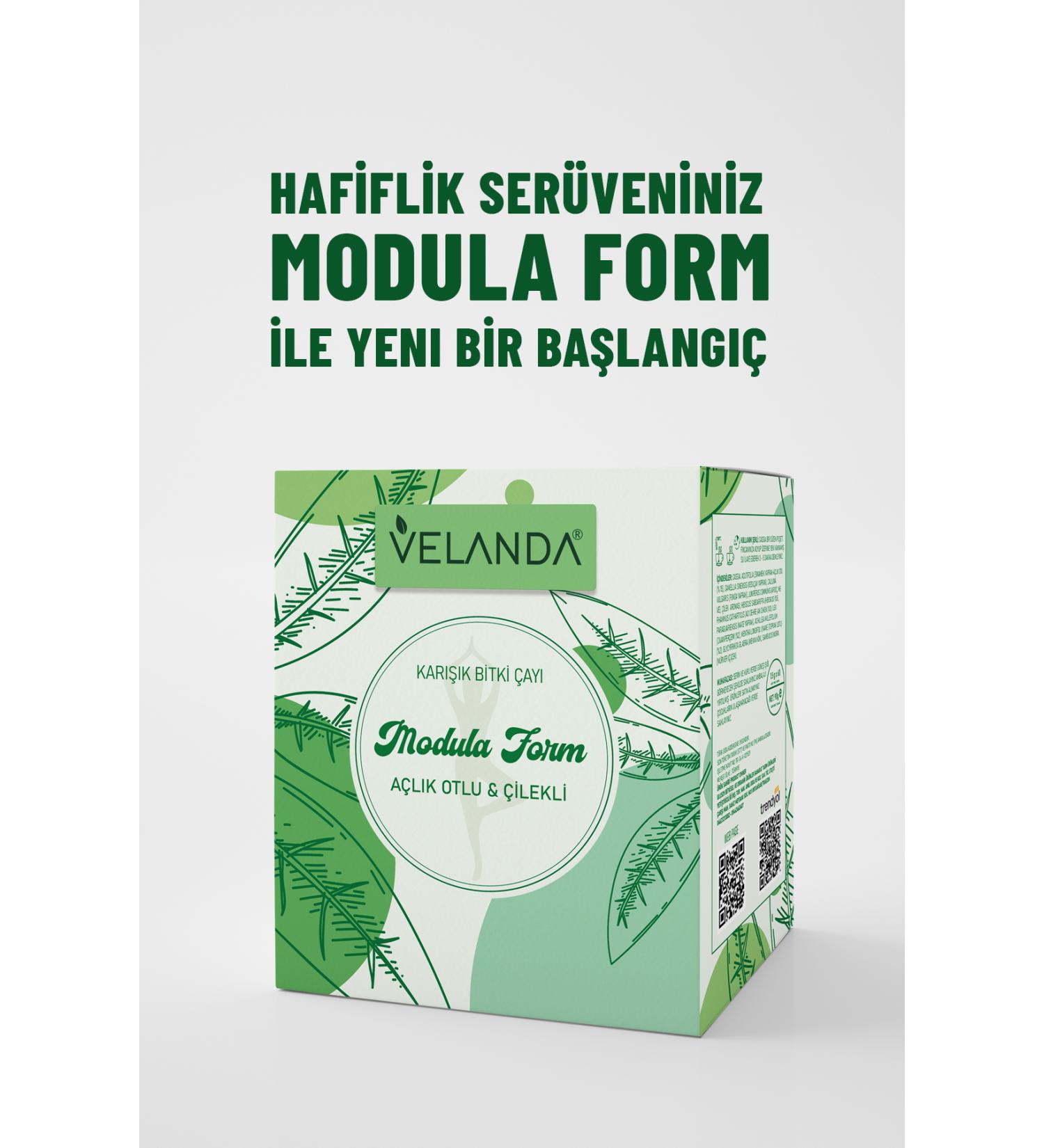 VELANDA Modula Form Herbal Tea Hunger Herb Strawberry Mixed Herbal Tea - Buy Online on GoSupps.com