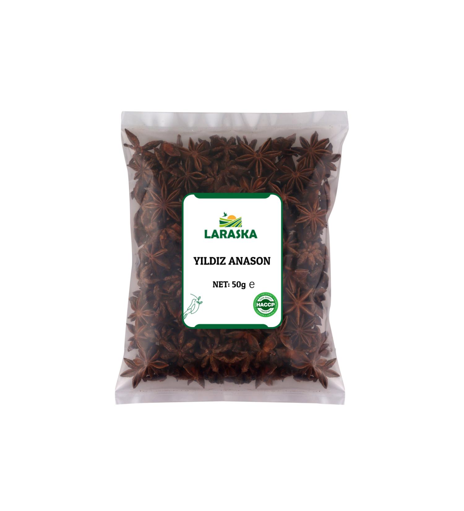 Laraska Star Anise 50g - Star Anise Whole 50g