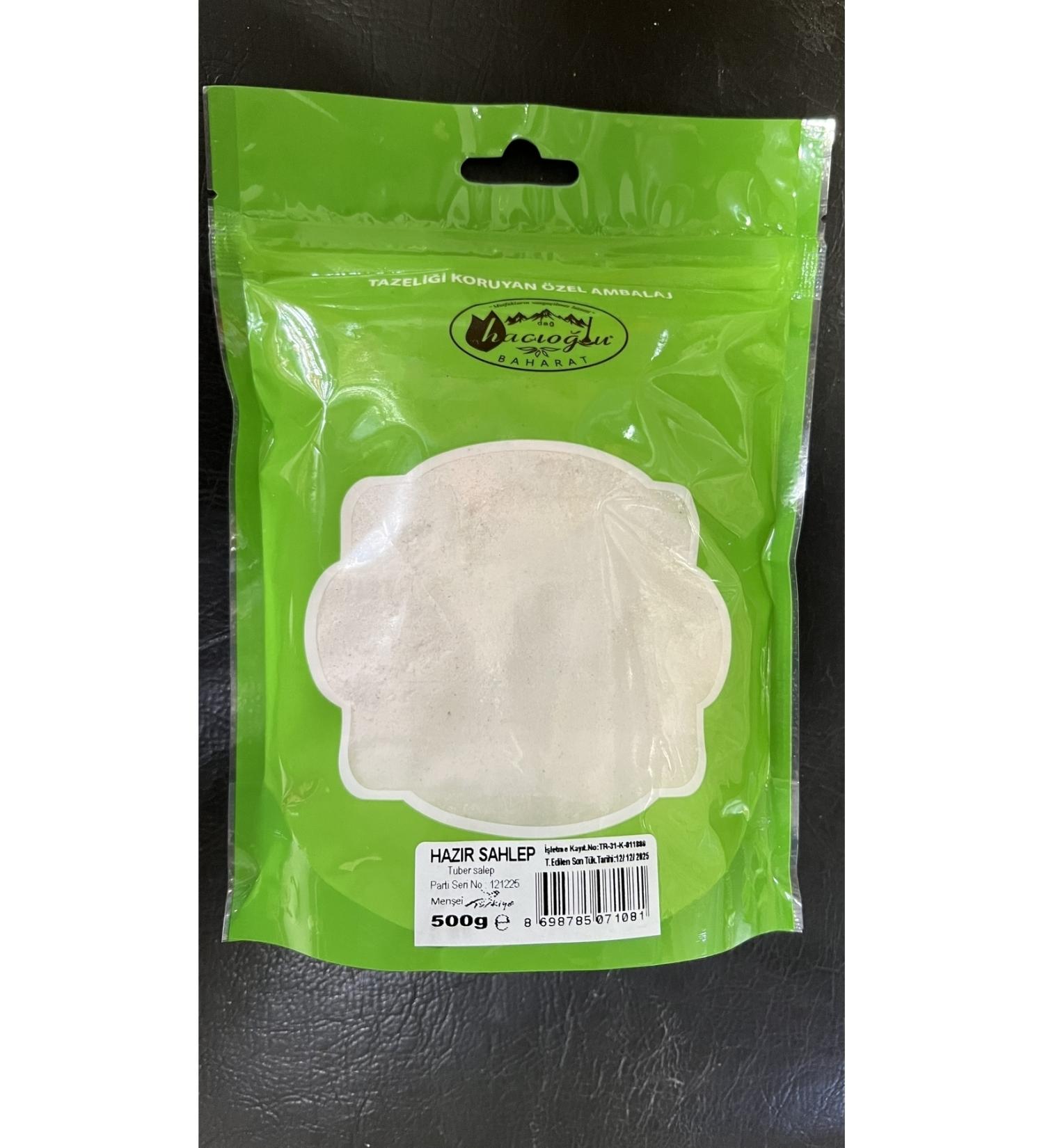 Hac o lu Spice Hatay Local Ready Salep Sahlep 500 gr / 1/2 Kg