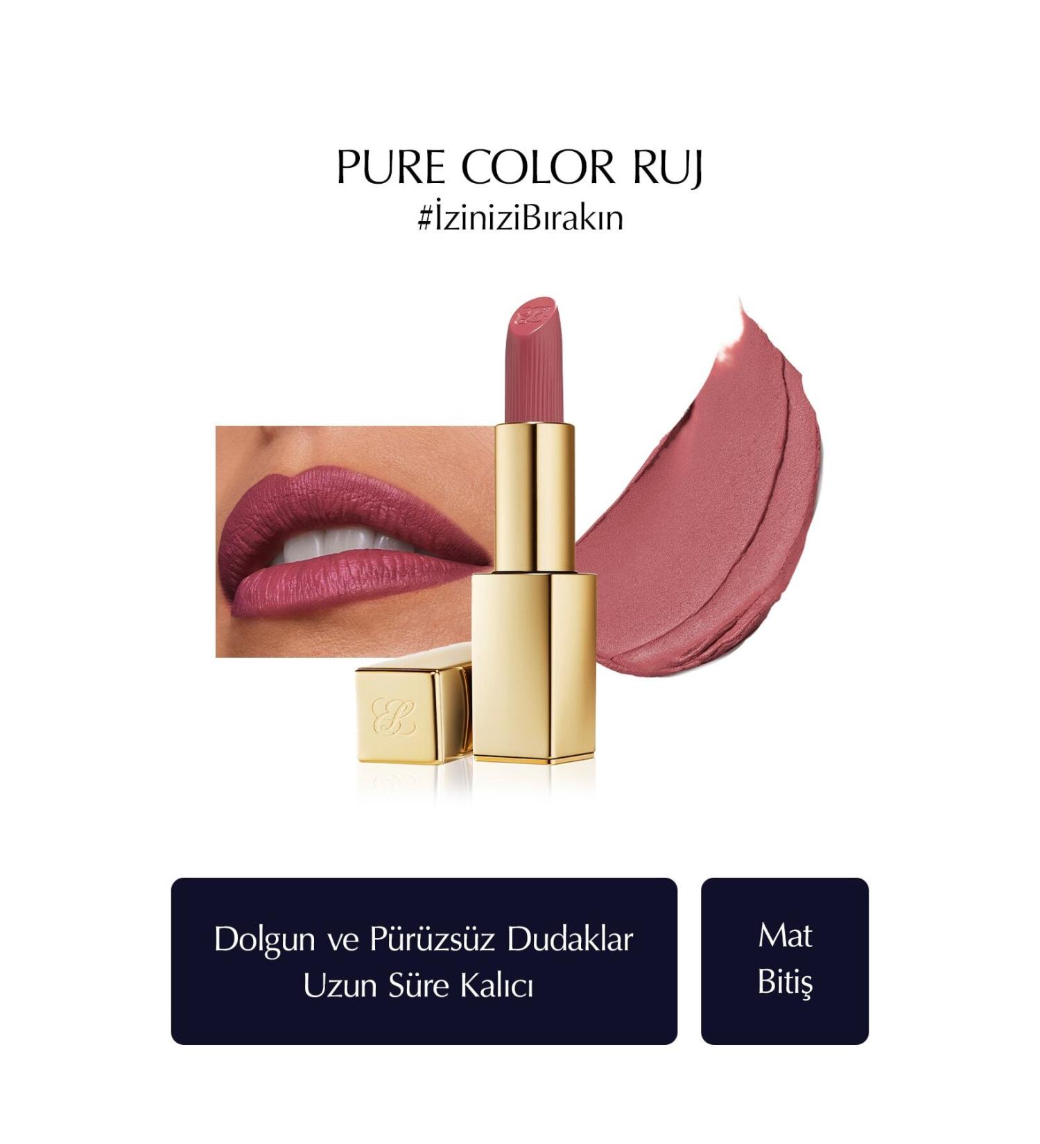 Estee Lauder Matte Finish Lipstick - Pure Color Matte Lipstick - 3.5gr - Color: 688 Idol - Buy Online on GoSupps.com